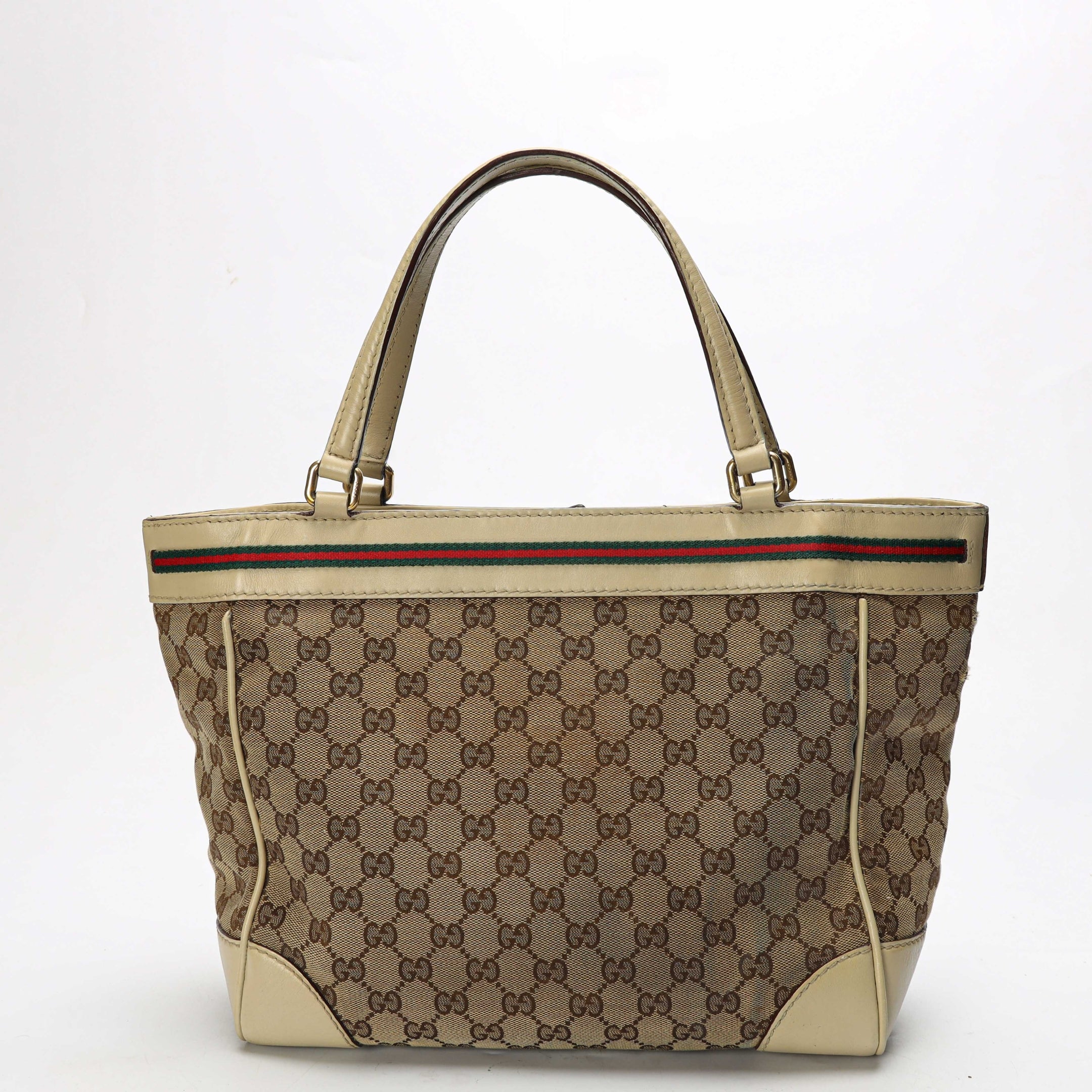 Gucci Brown/Beige GG Medium Mayfair Bow Tote