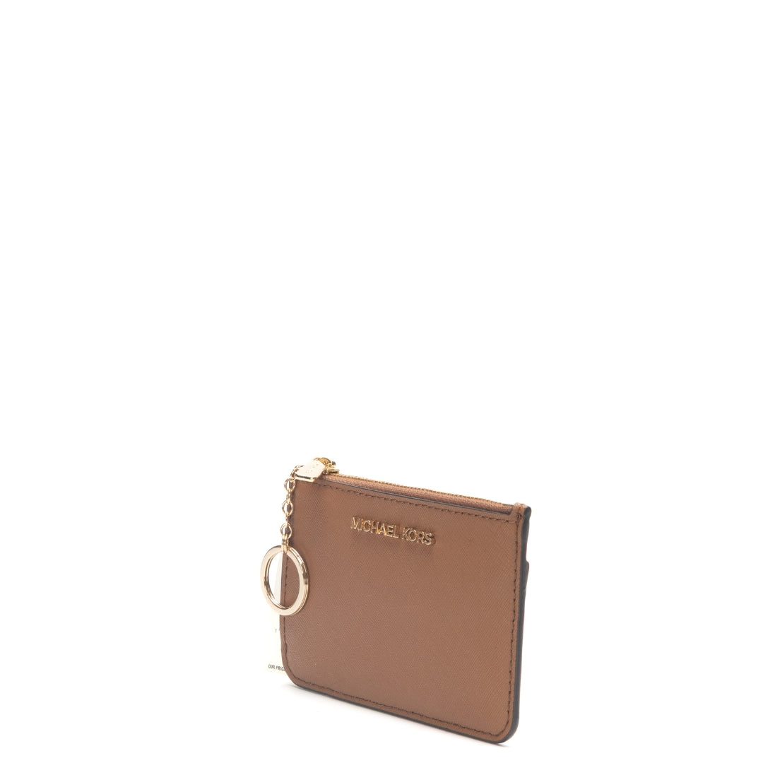 Michael Kors Brown Small Jet Set Leather Wallet