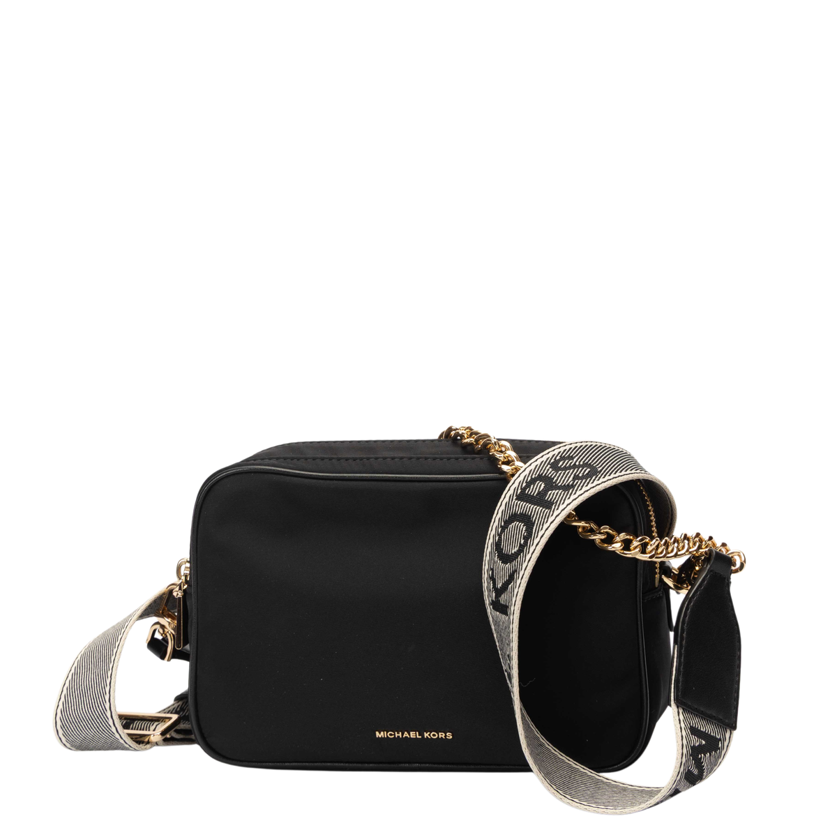 Michael Kors Bryant Black Camera Crossbody Bag