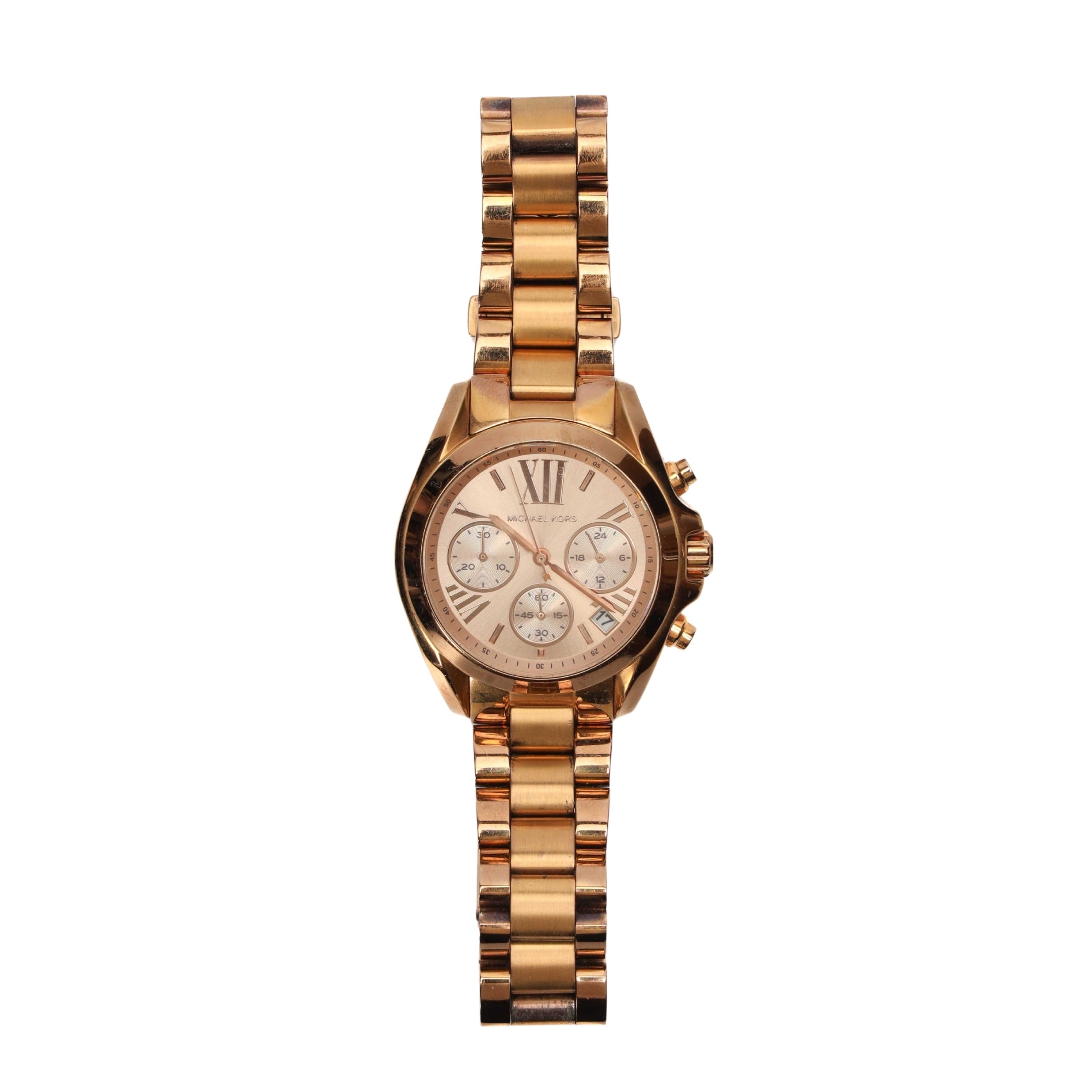 Michael Kors Mini Bradshaw Gold Analogue Watch