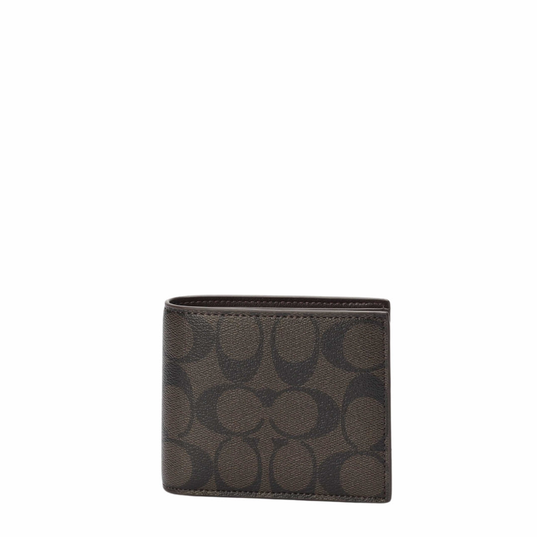 Coach Signature Canvas Bi-fold Wallet