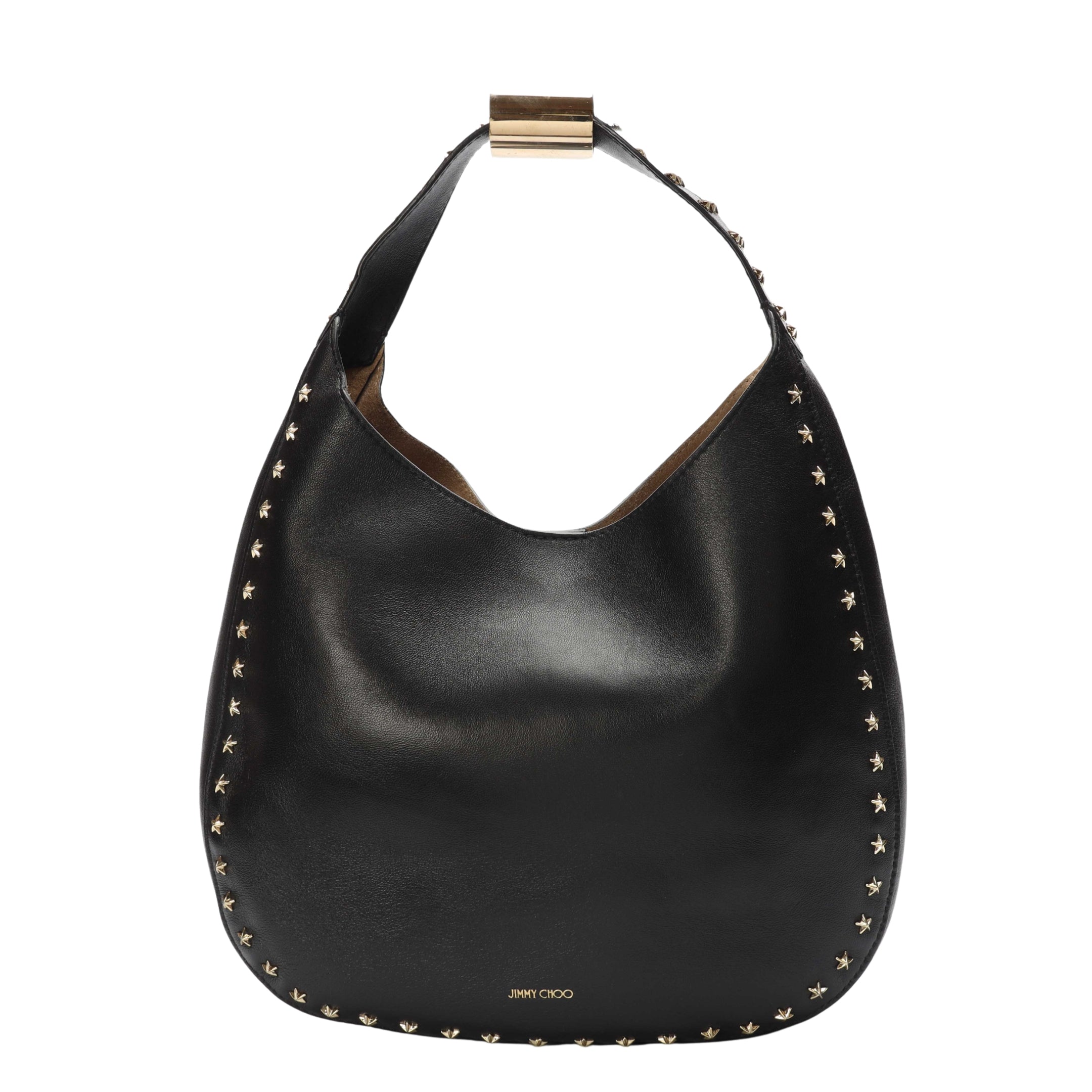Jimmy Choo Stevie Black Hobo Bag