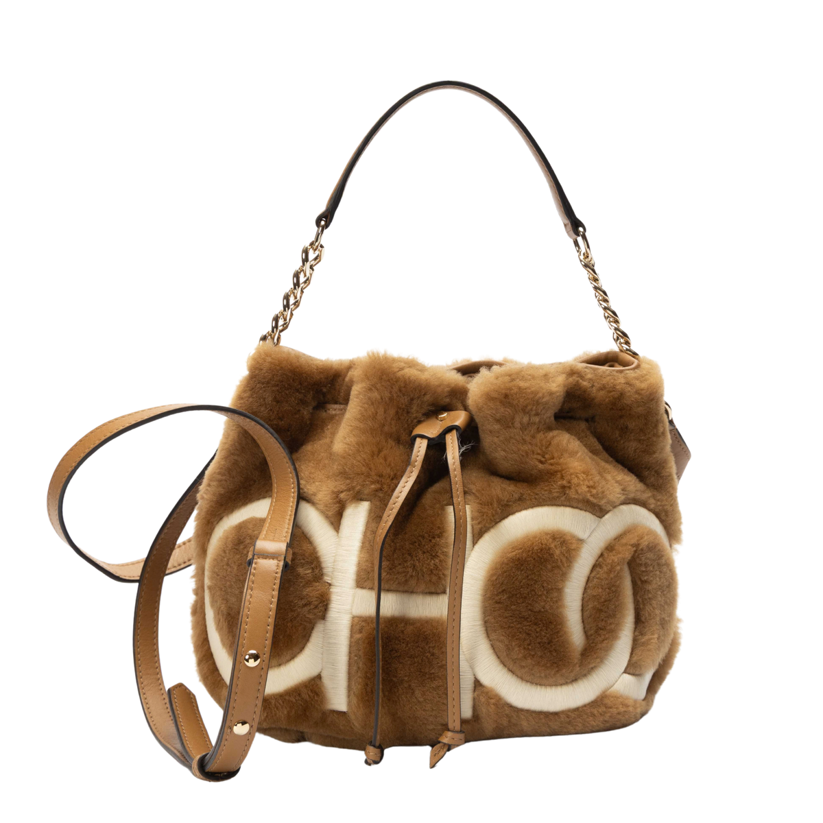 Jimmy Choo Shearling Satchel