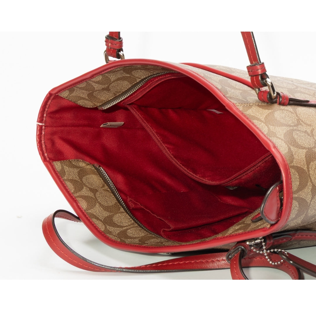 Coach Taylor Medium Signature Canvas Tote Bag