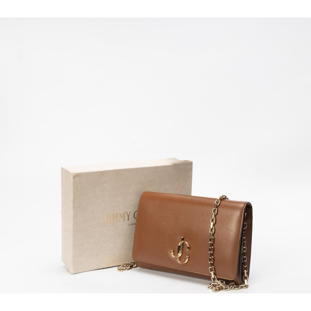 Jimmy Choo Amber Leather Crossbody Bag