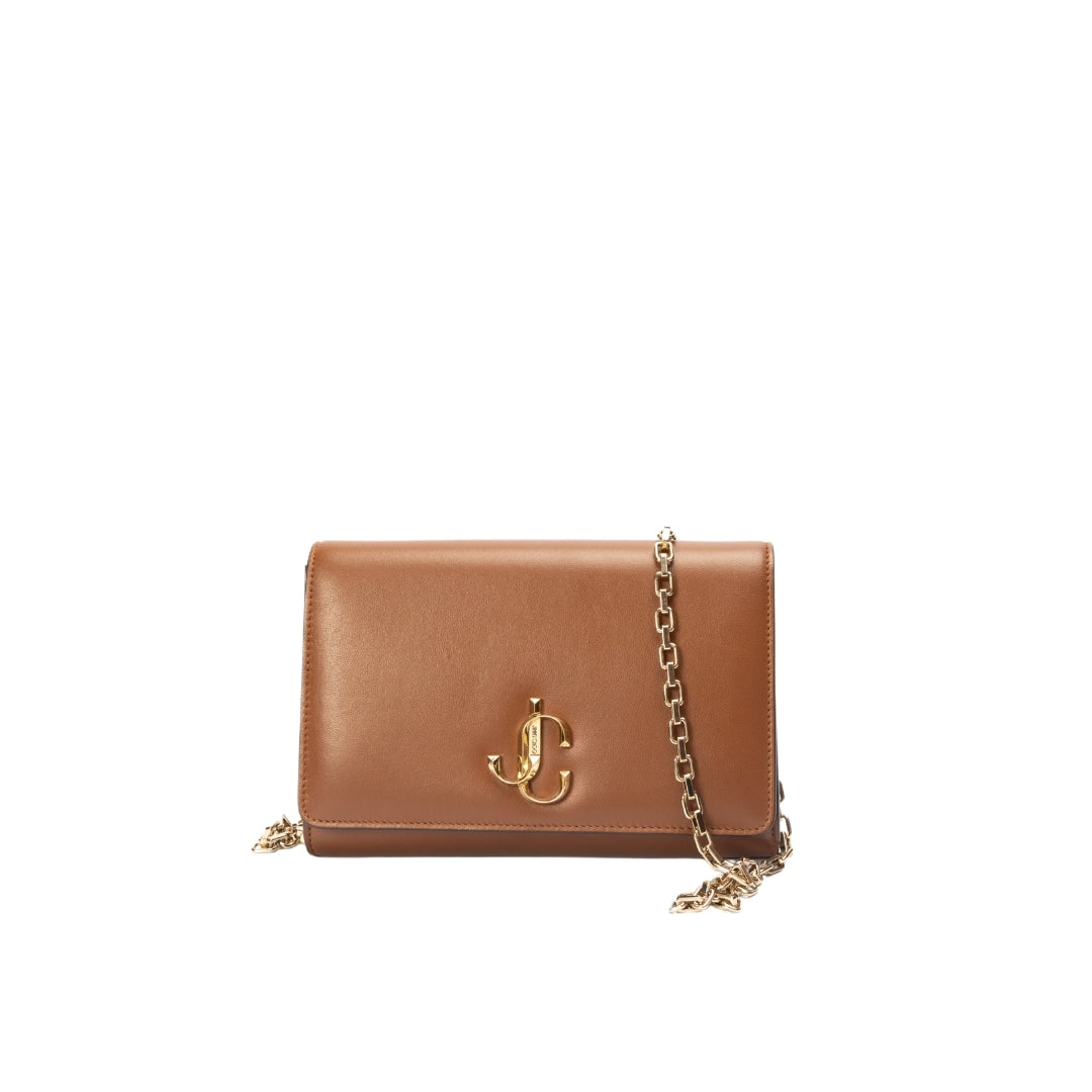 Jimmy Choo Amber Leather Crossbody Bag