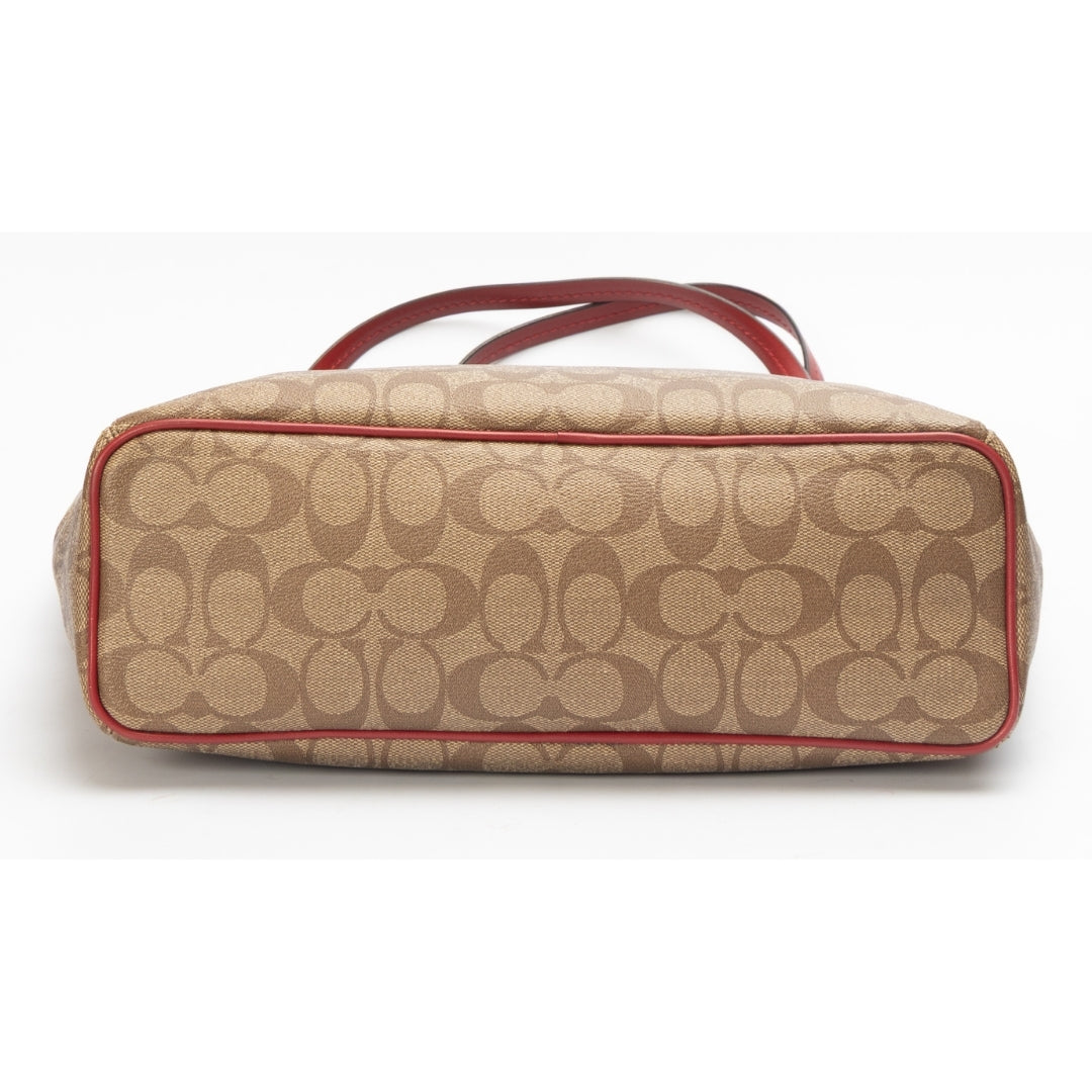 Coach Taylor Medium Signature Canvas Tote Bag