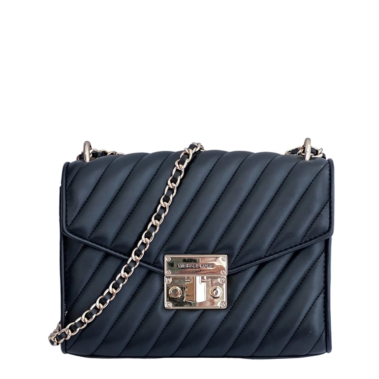 Michael Kors Rose Quilted Leather Crossbody Bag