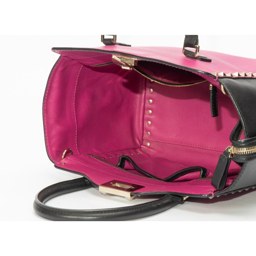 Valentino Rockstud Top Handle Bag