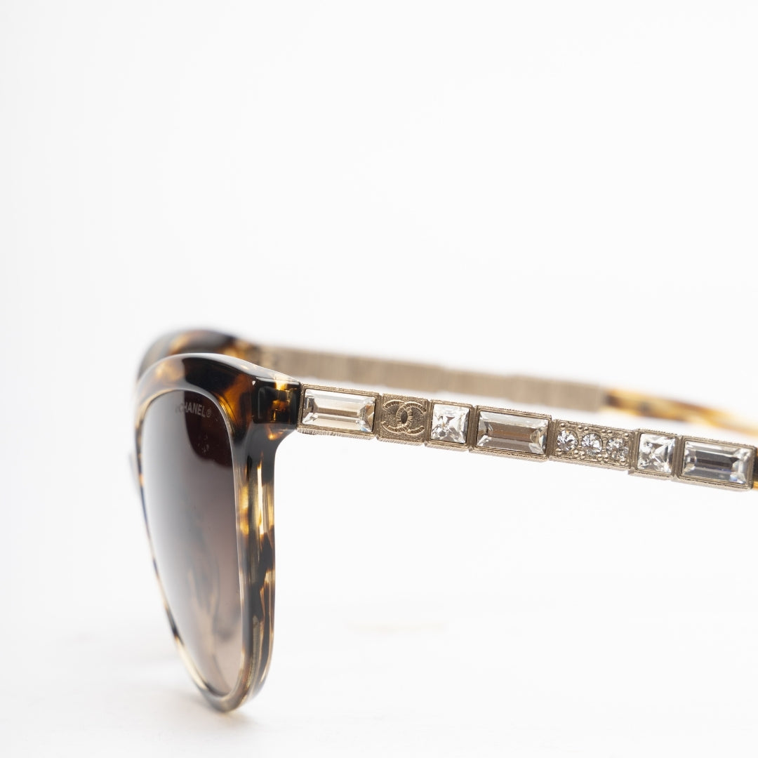 Chanel Baguette Crystal Bijou Sunglasses