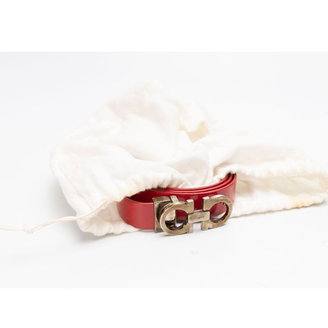 Salvatore Ferragamo Reversible & Adjustable Gancini Belt