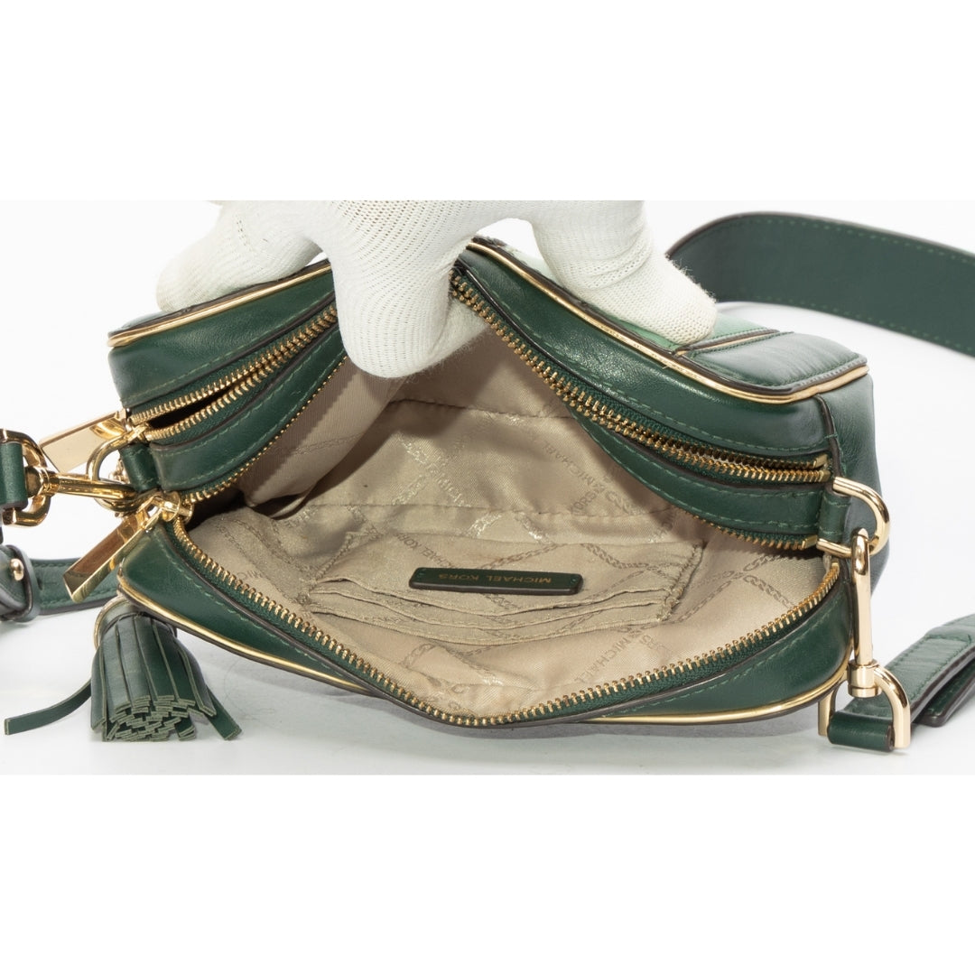 Michael Kors Racing Green Multi Small Cross Body Bag