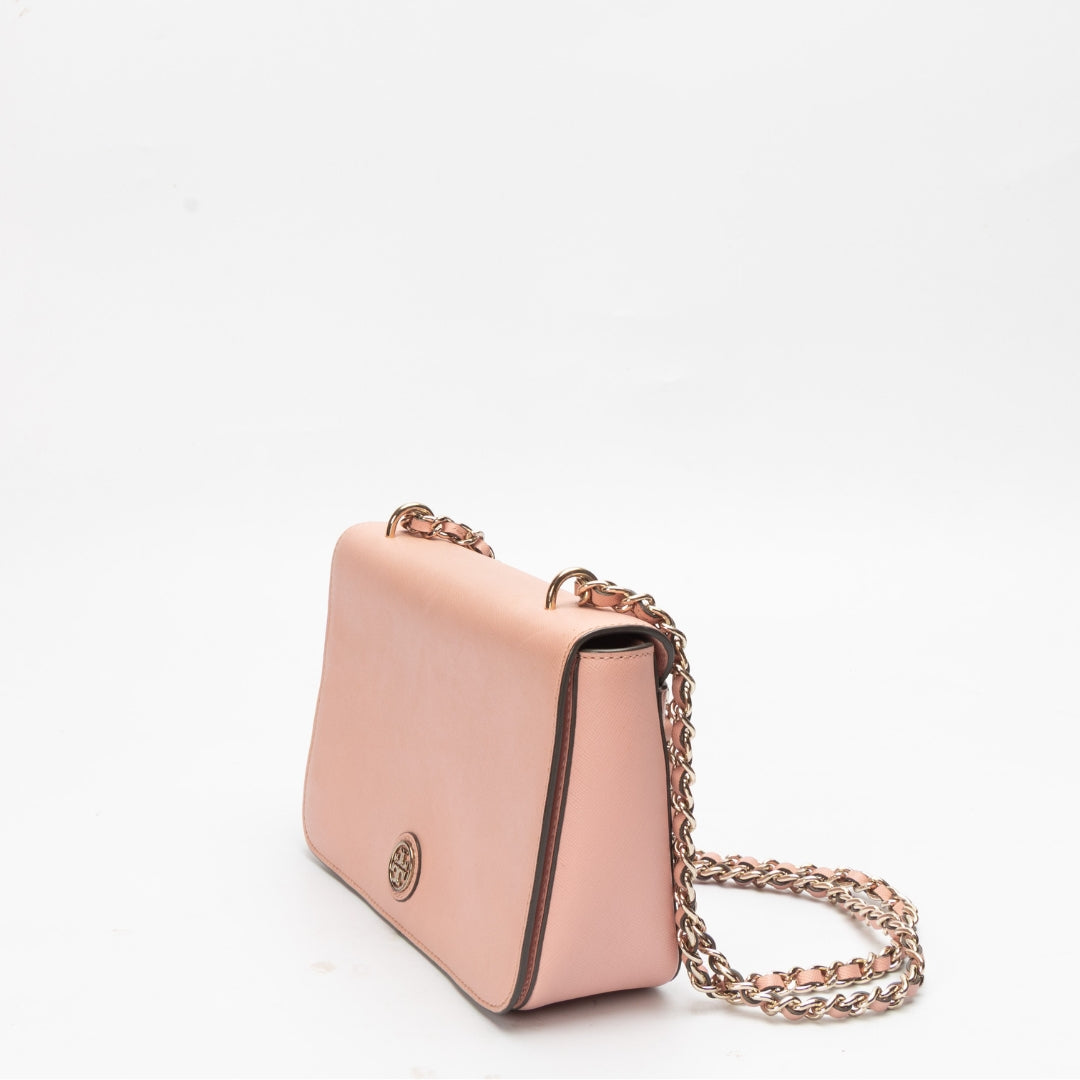 Tory Burch Light Pink Robinson Shoulder Bag