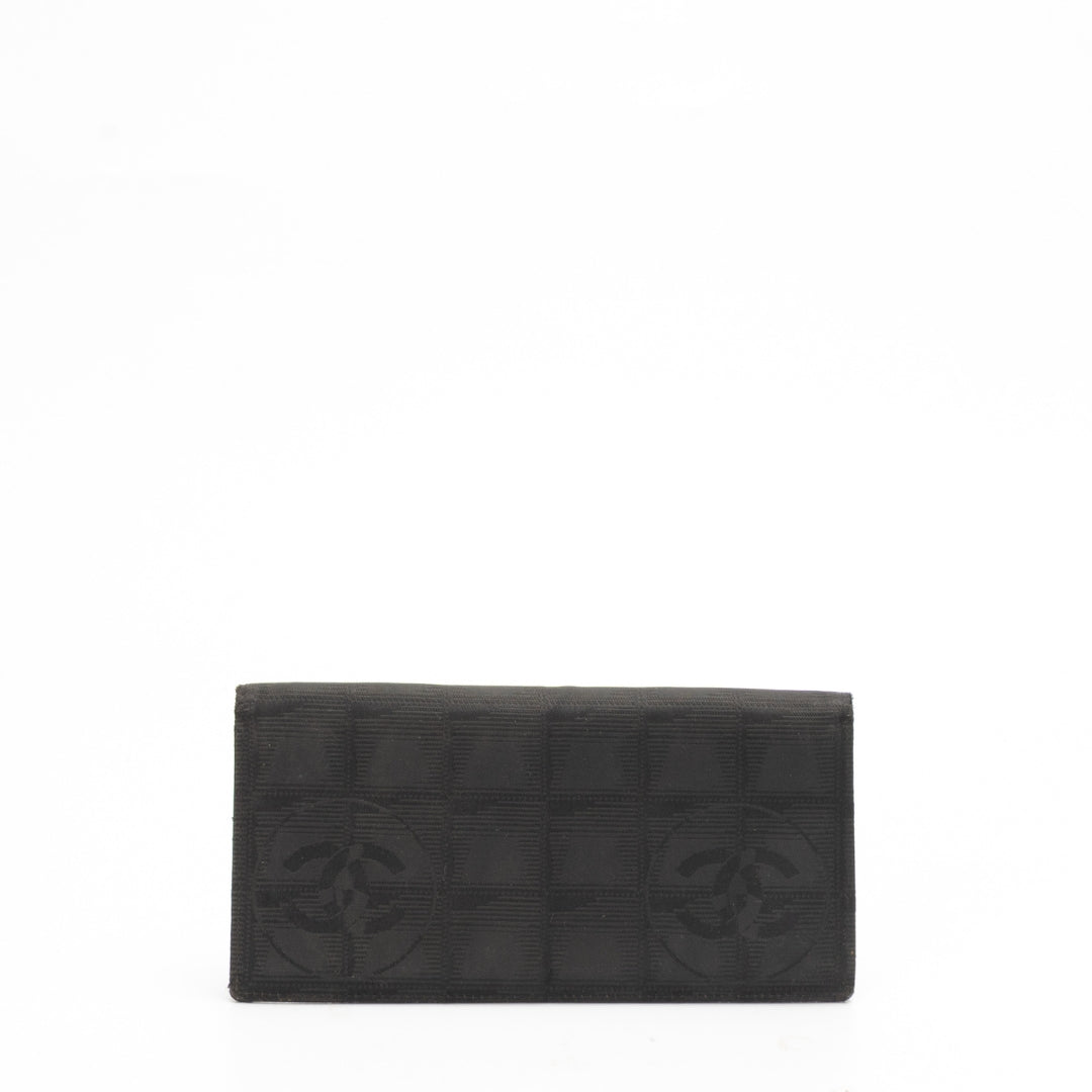 Chanel Nylon Black Travel Clutch