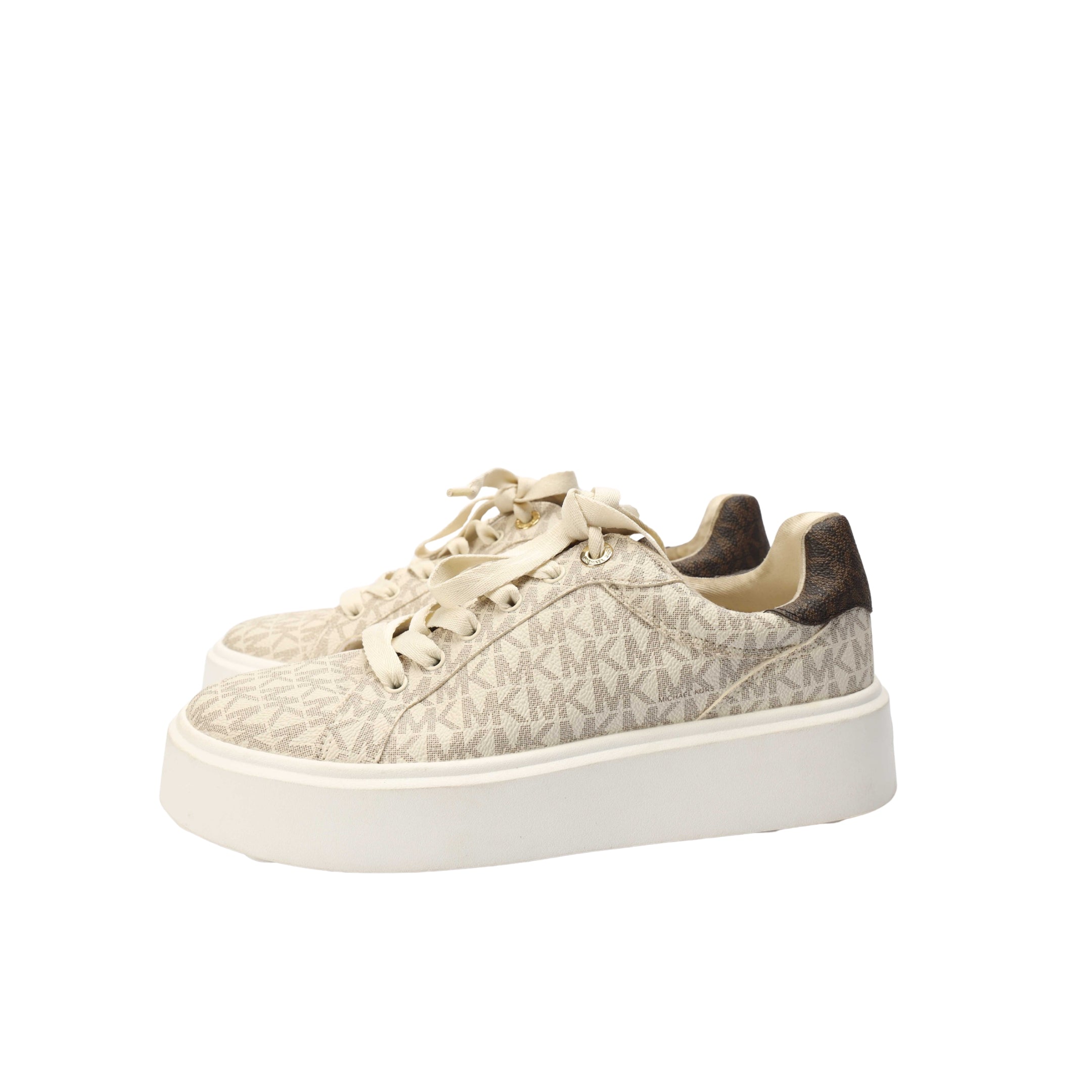 Michael Kors Romey Two-Tone Logo Platform Sneaker