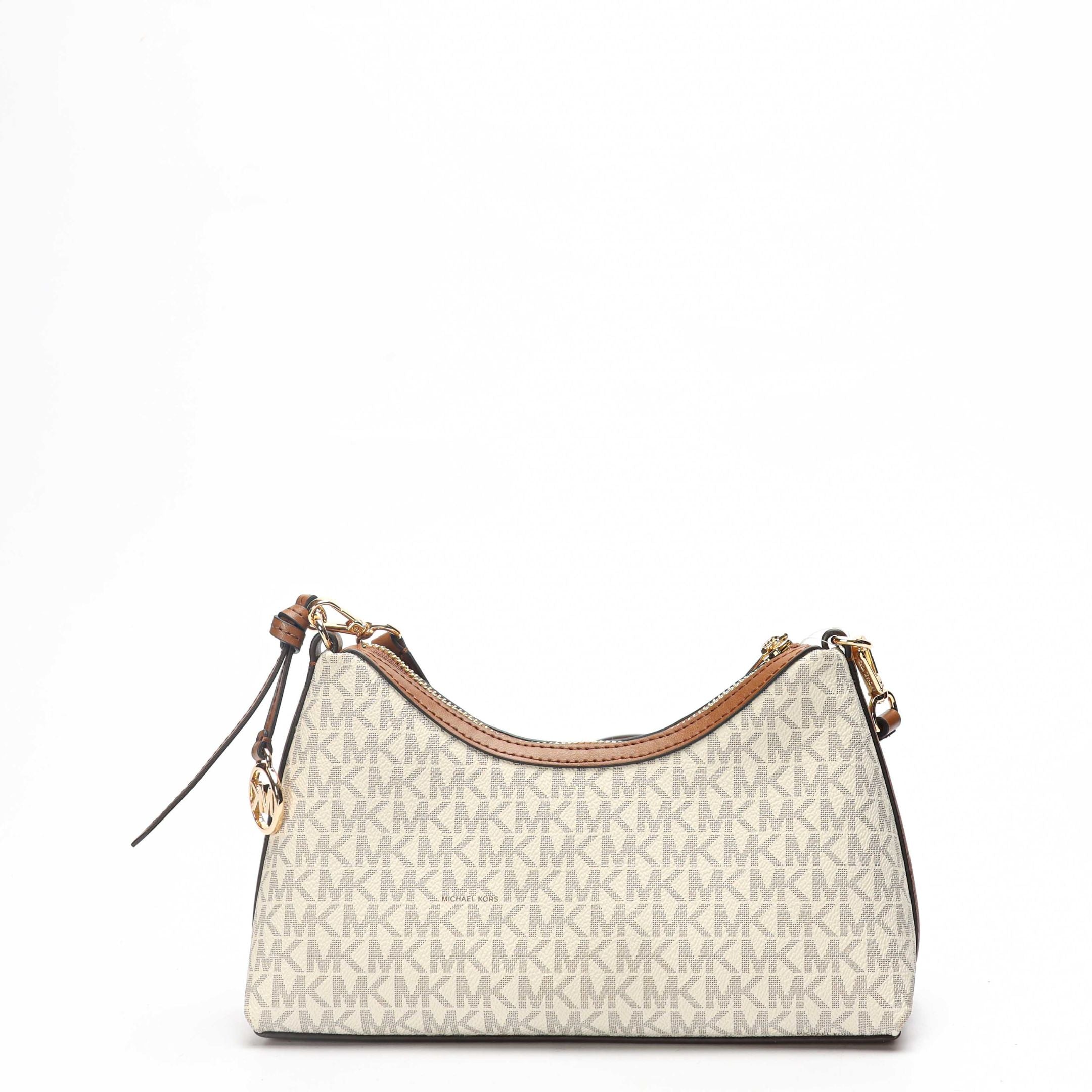 Michael Kors Sammy Vanilla Logo Crossbody Bag