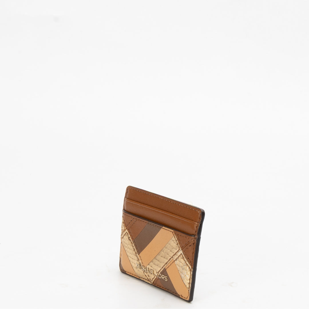 Michael Kors Hudson Brown Card Case