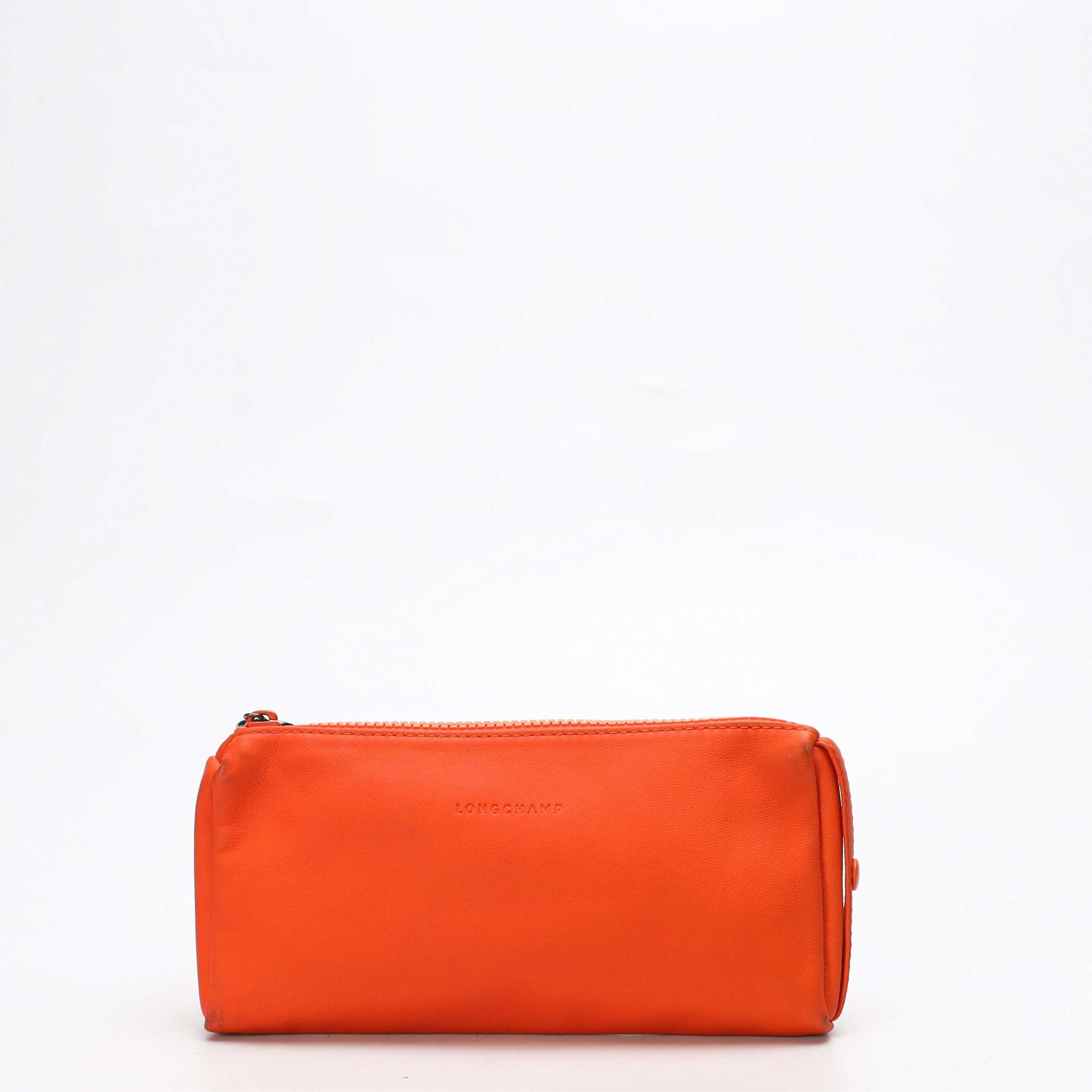 Longchamp Vibrant Orange Pouch