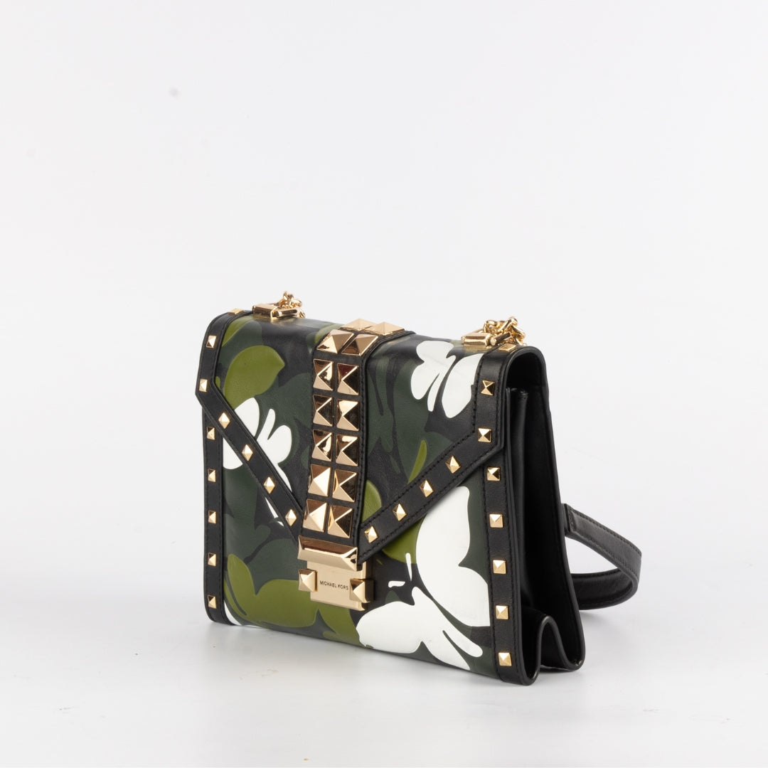 Michael Kors Camo Butterfly Whitney Bag