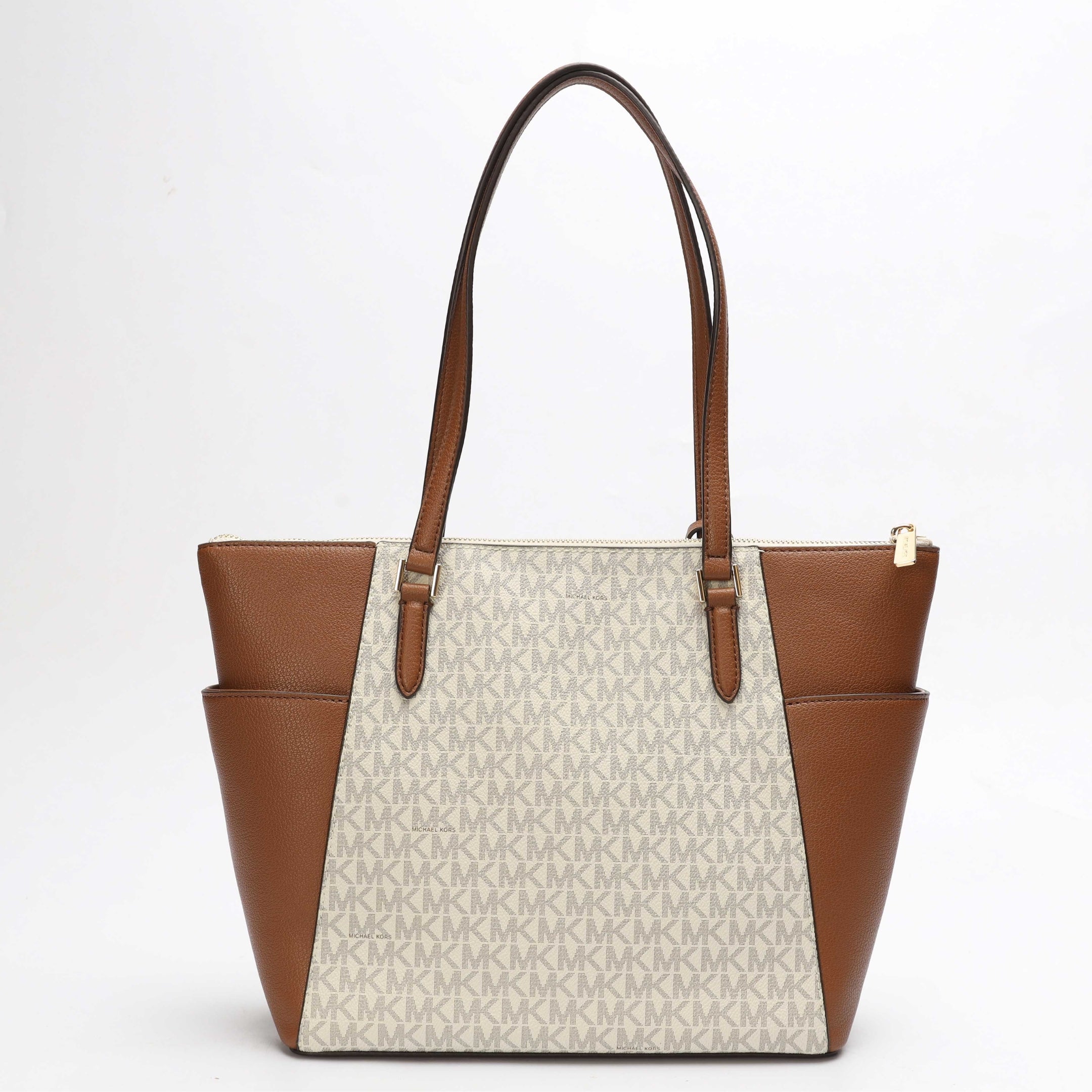 Michael Kors Charlotte Large Logo Vanilla Tote