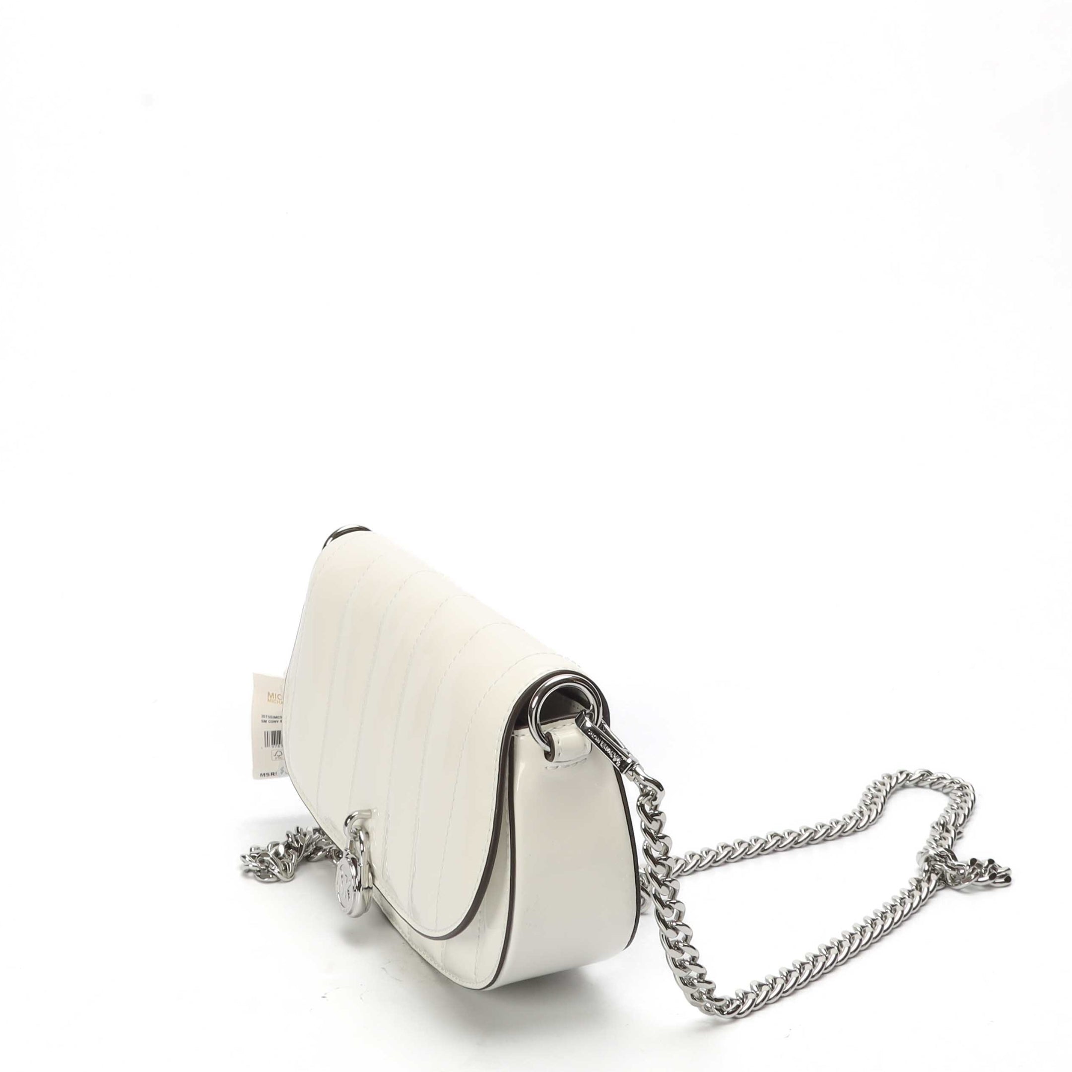 Michael Kors Mila White Small Crossbody Bag