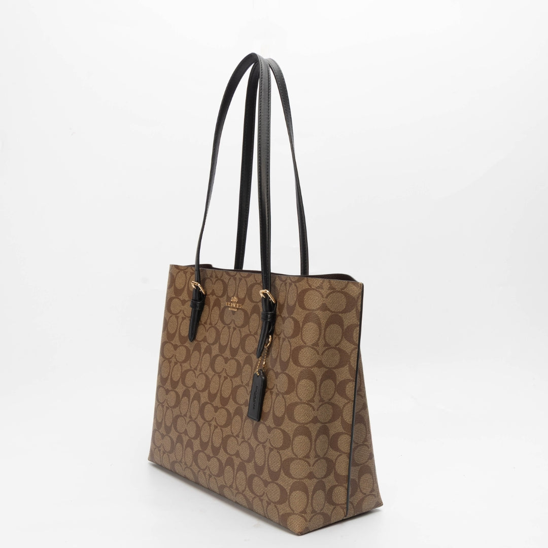Coach Mollie Tote Bag In Signature Canvas