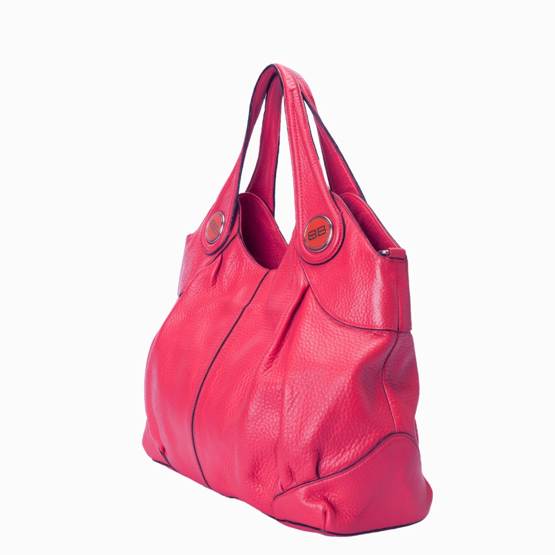 Balenciaga Pink Leather Shoulder Bag