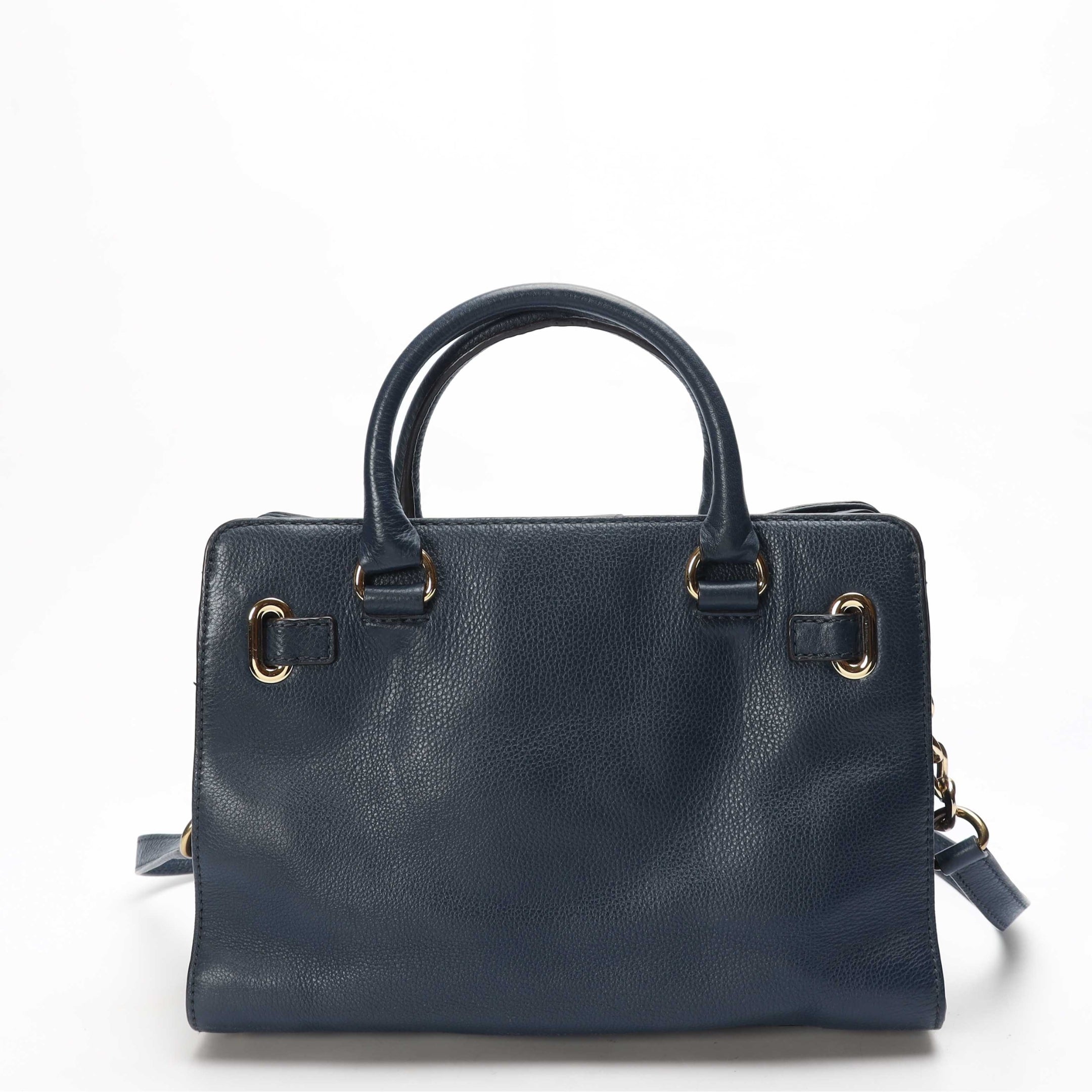Michael Kors Navy Hamilton Satchel