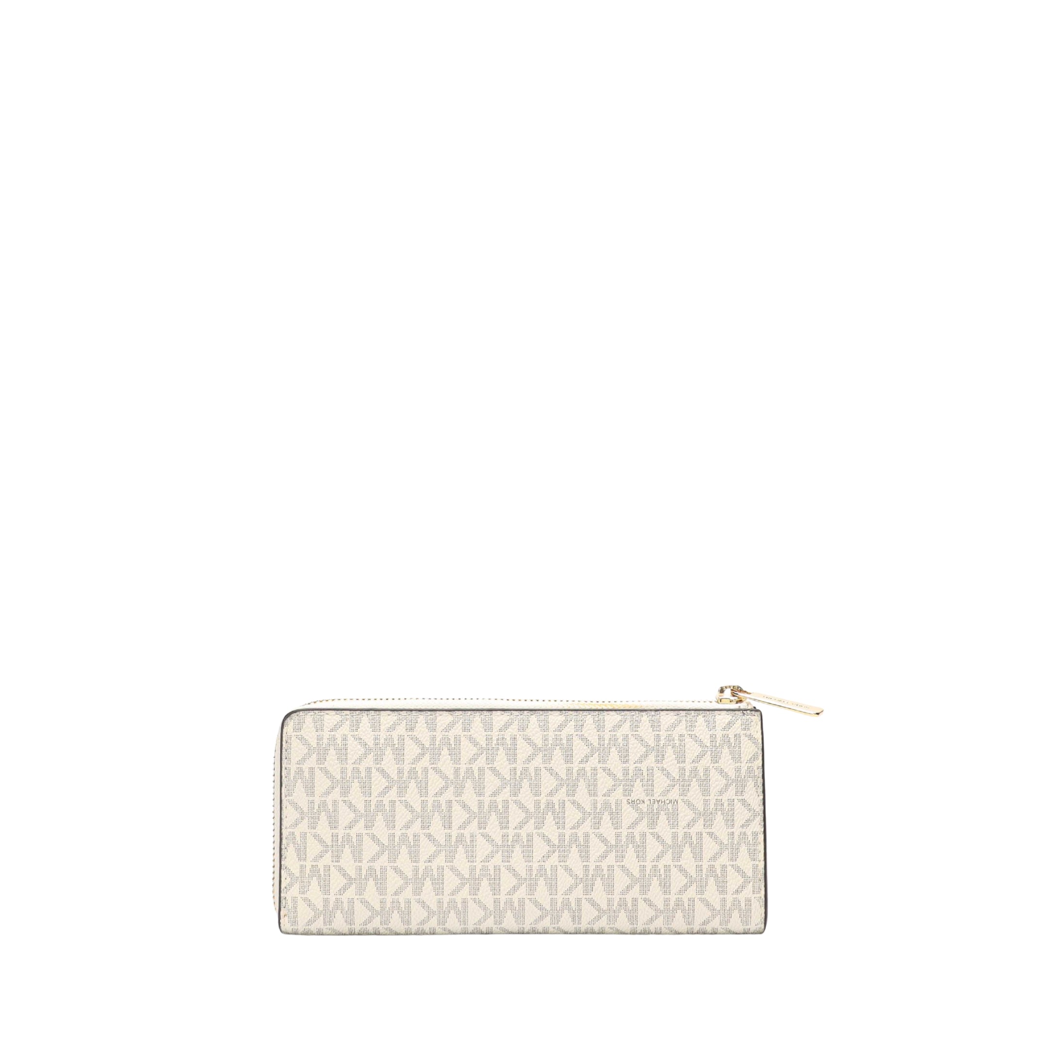 Michael Kors Vanilla Jet Set Zip Wallet