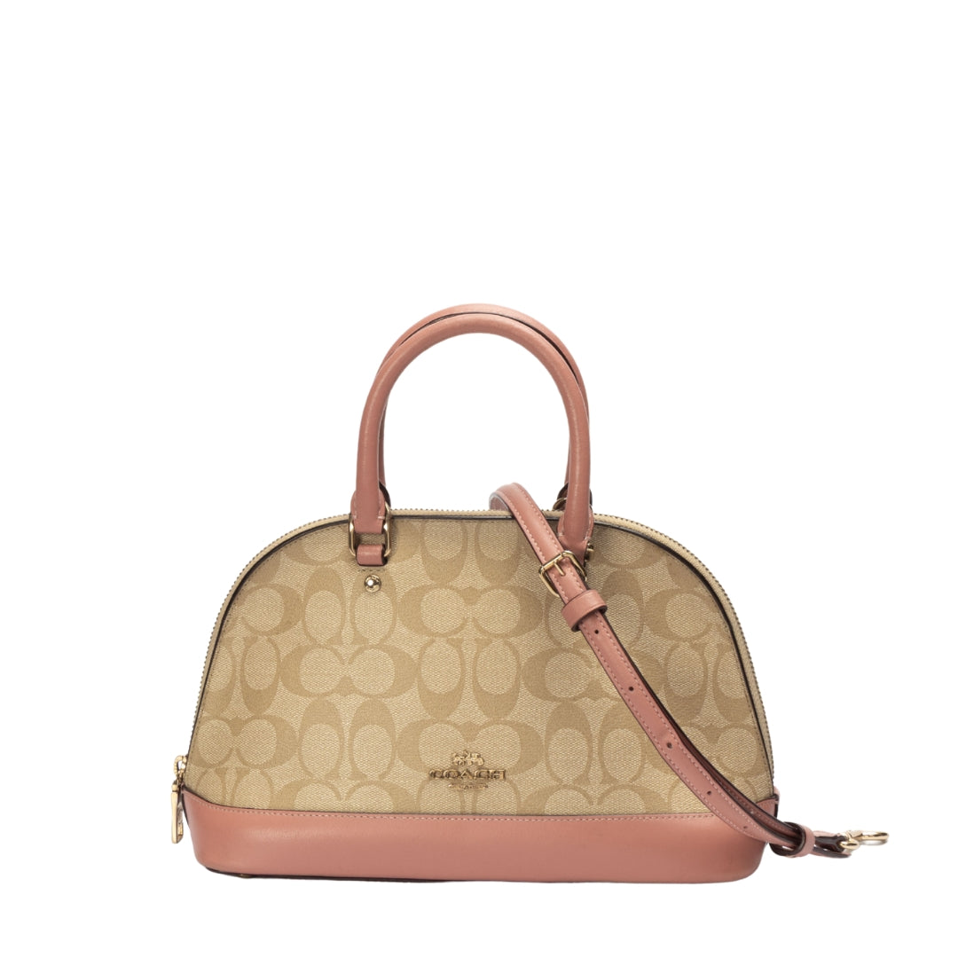 Coach Signature Canvas Sierra Satchel