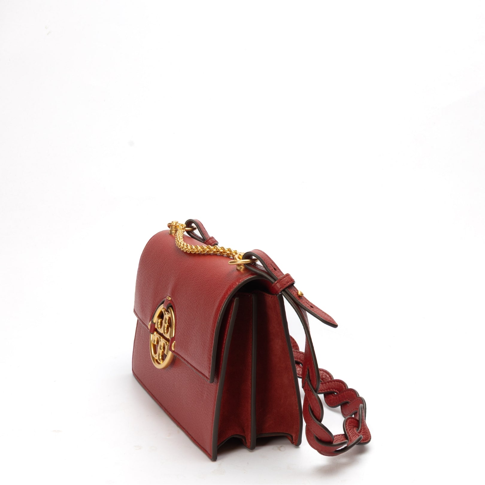 Tory Burch Miller Red Shoulder Bag