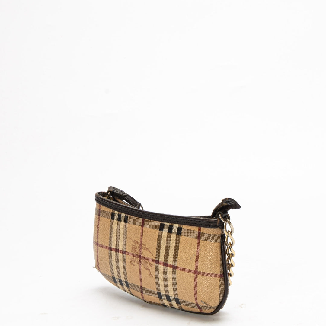Burberry Haymarket Check Anabel Wristlet