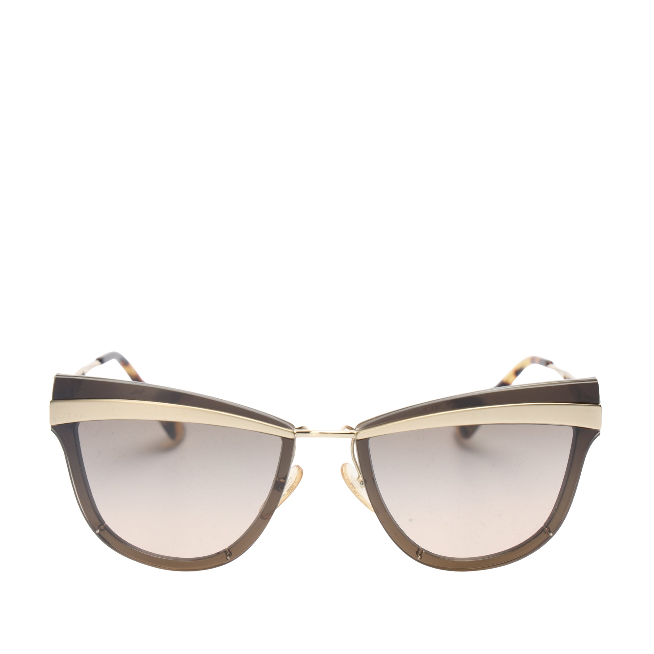 Prada Brown Catwalk Women's Sunglasses