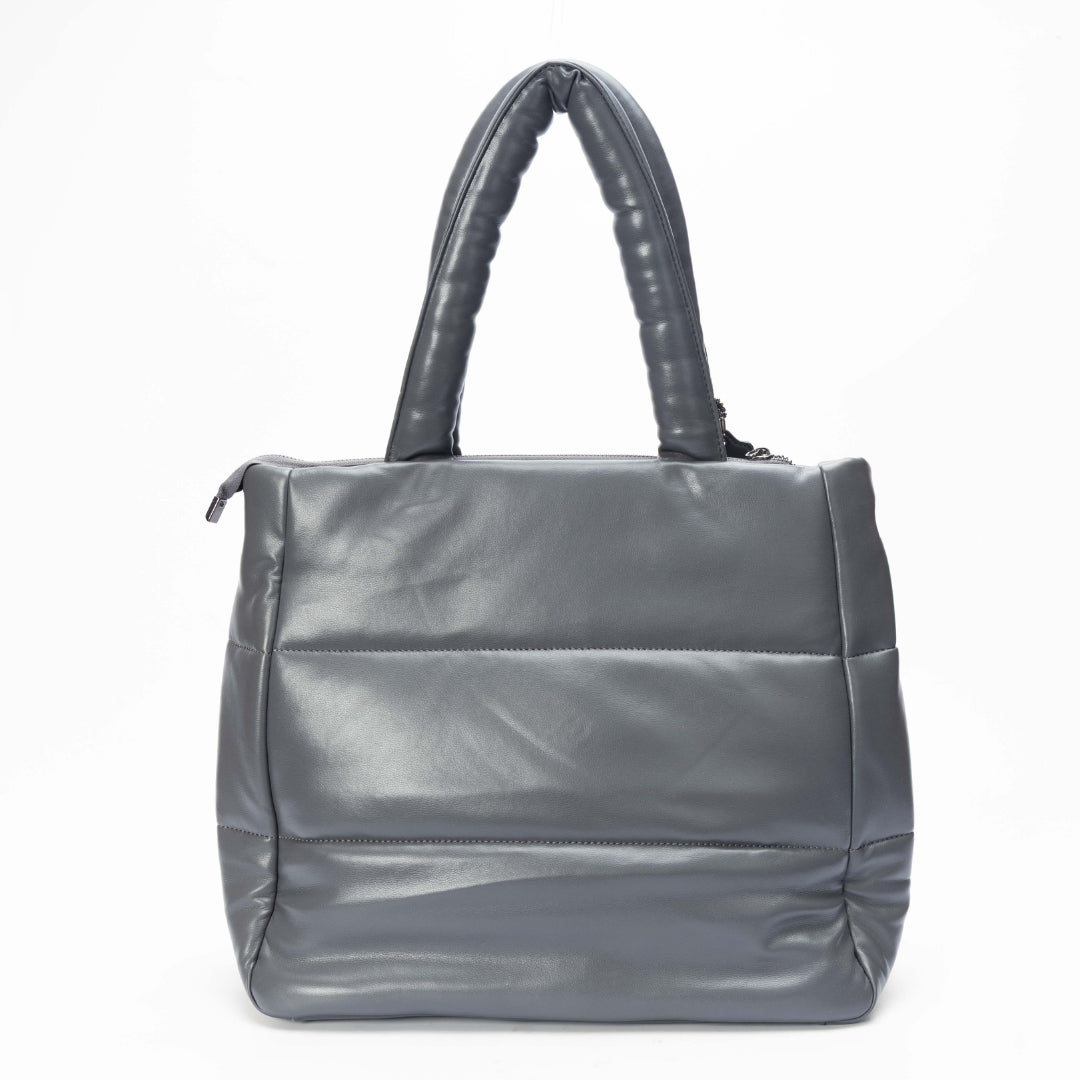 Coach Gray Pillow Tote Bag