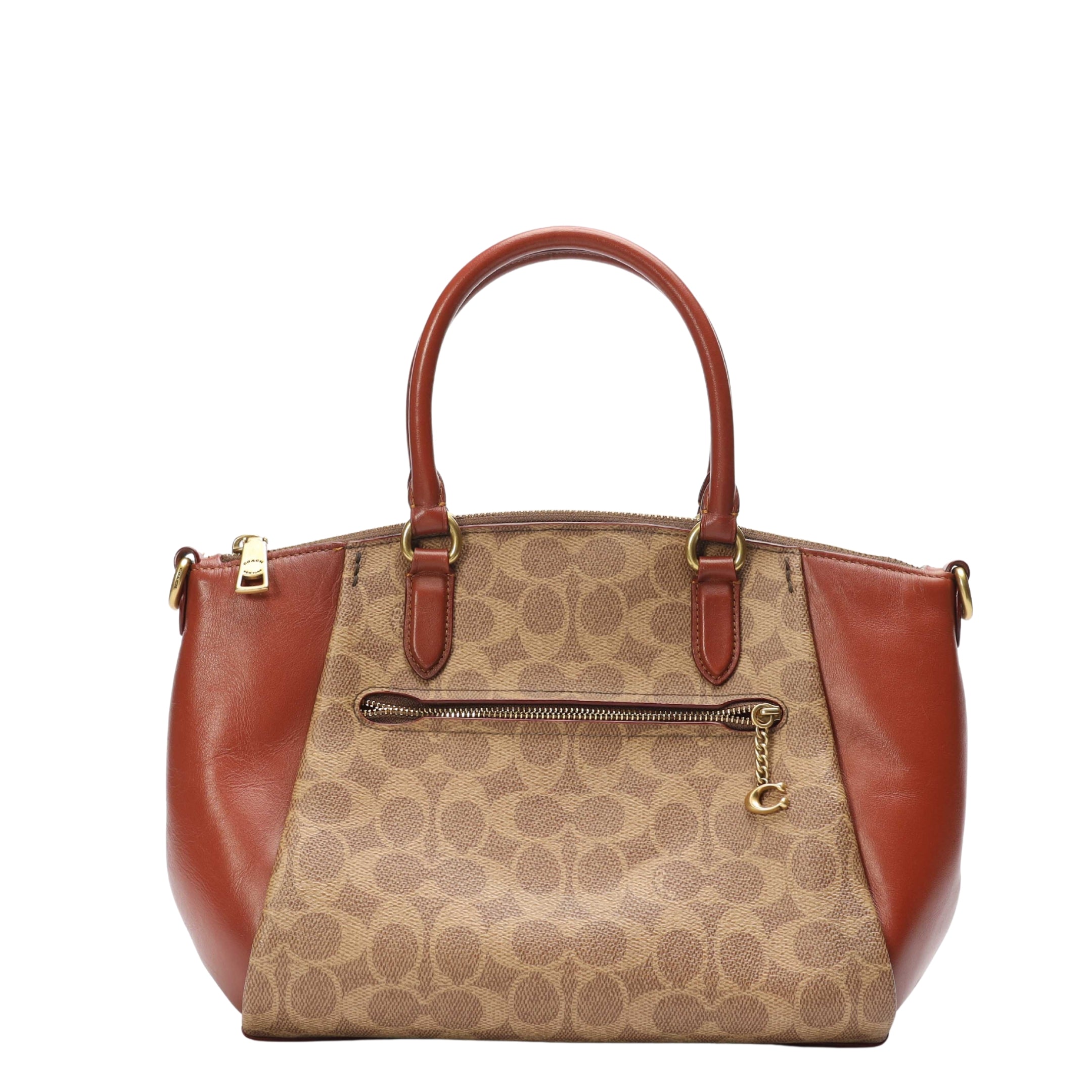Coach Elise Signature Canvas Satchel