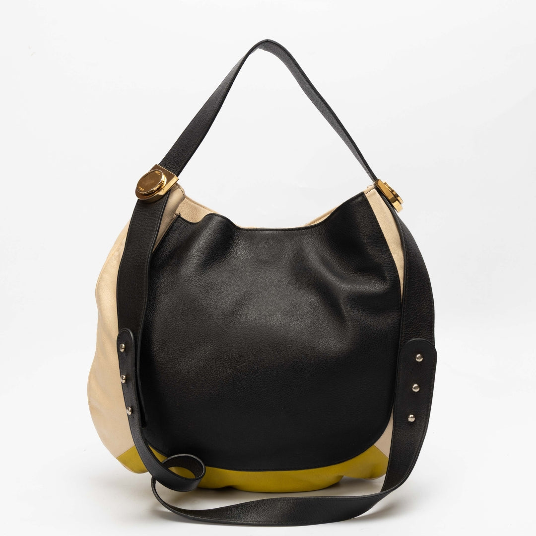 Furla Luna Multi-Panel Hobo Messenger Bag