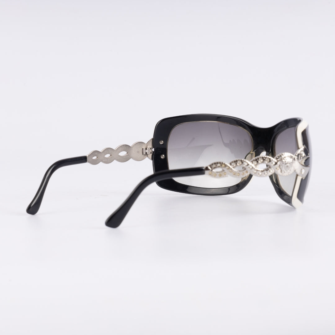 Versace Silver Logo Sunglasses