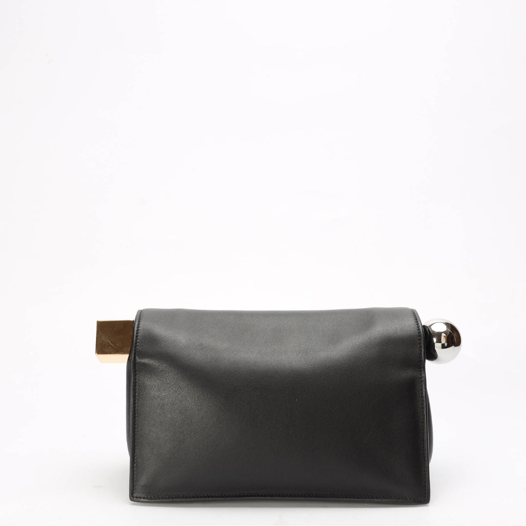 Jacquemus Black The Rond Carre Clutch