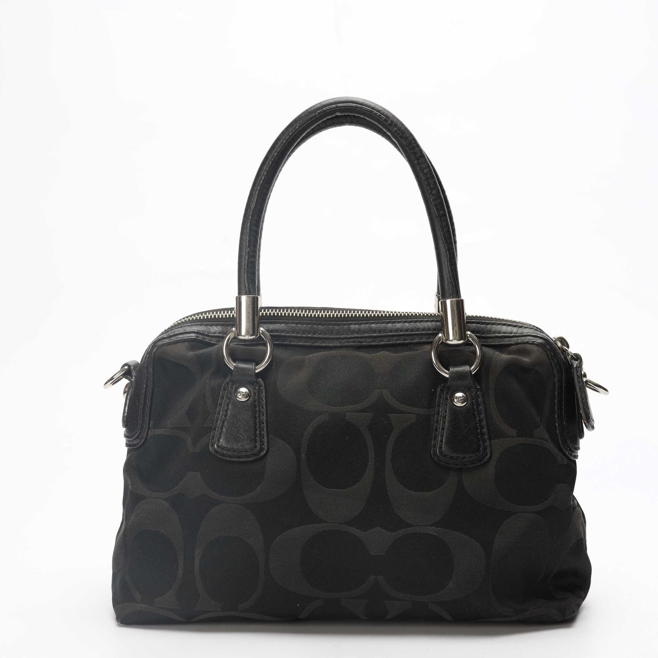 Coach Black Kristin Double Zip Satchel