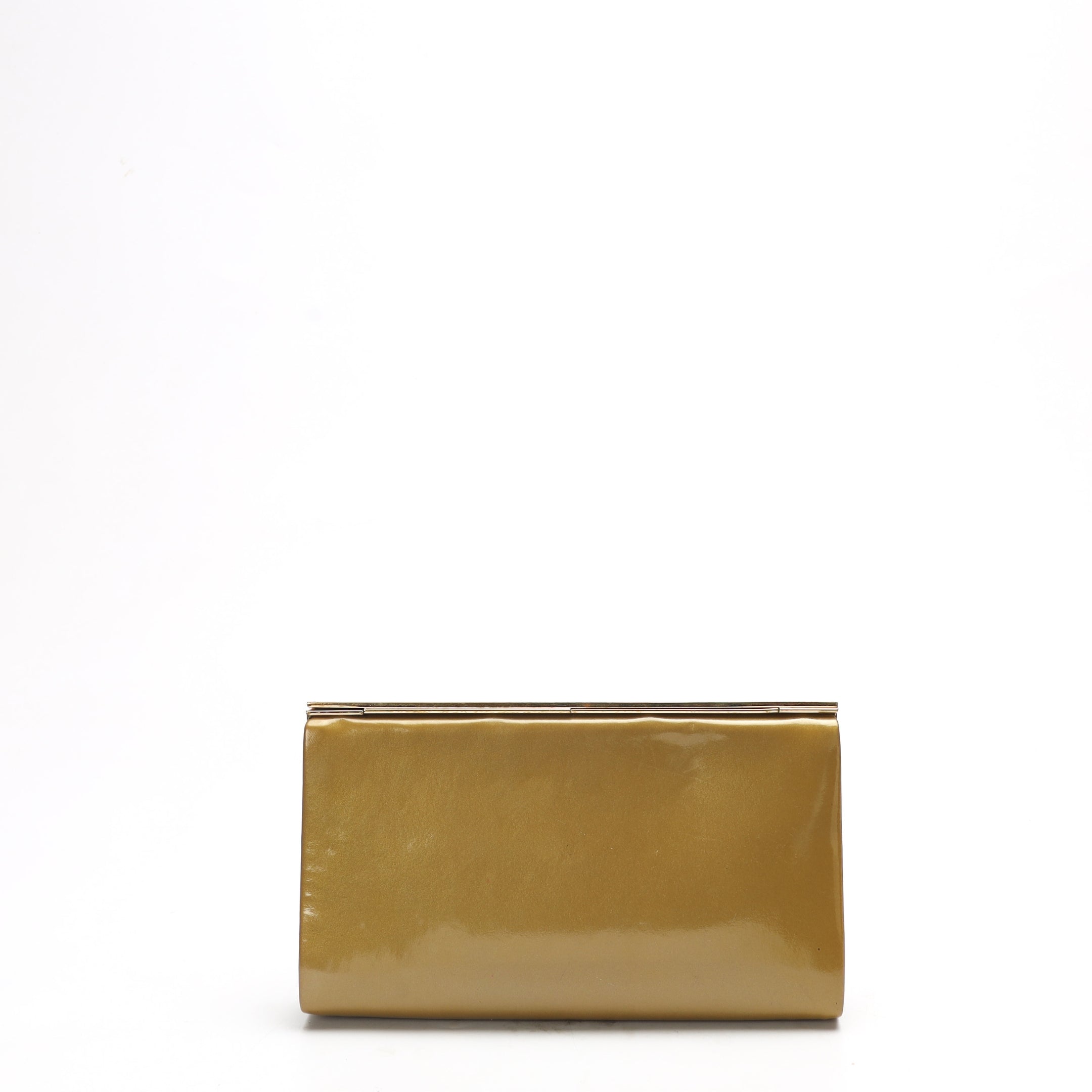 Jimmy choo Glassy Gold Clutch