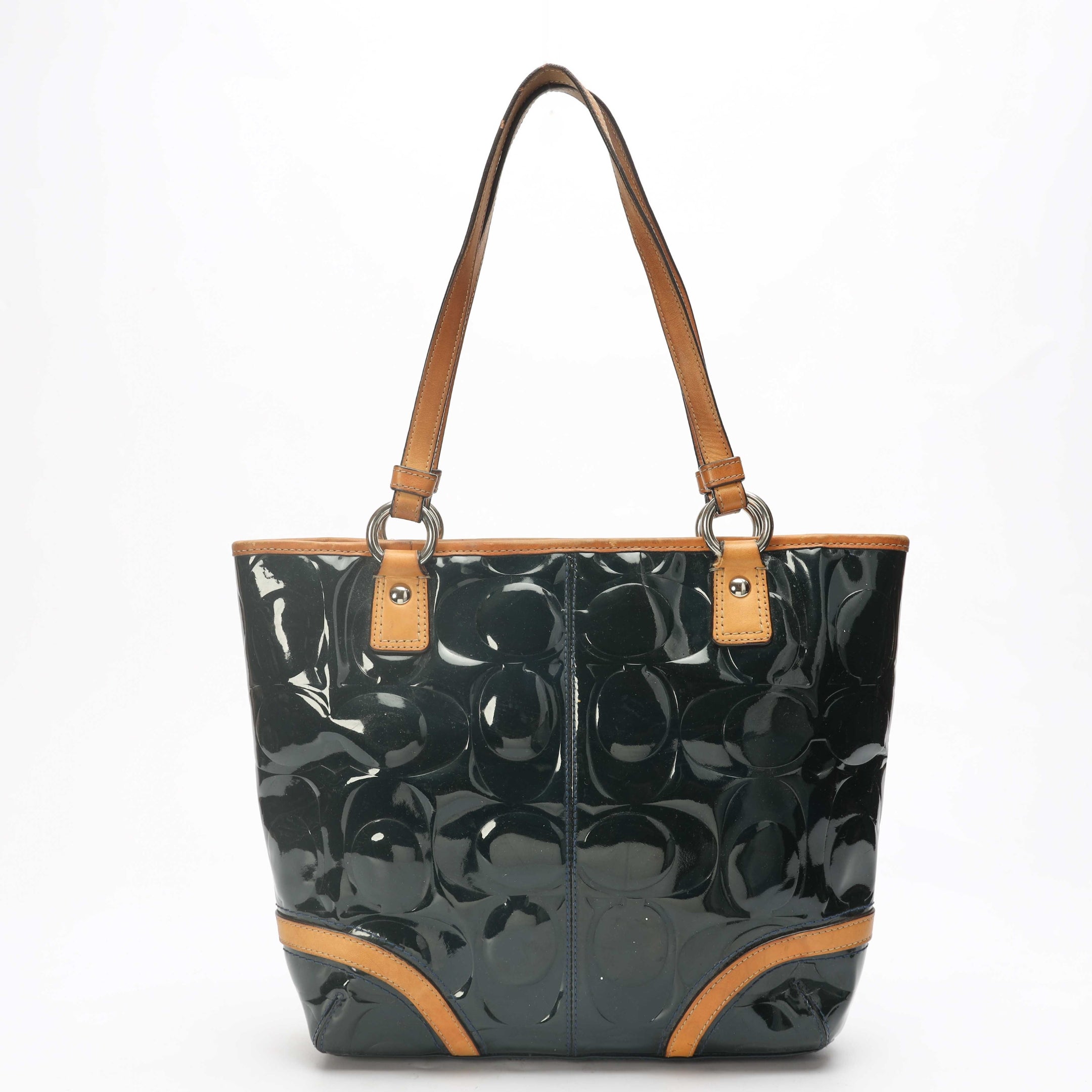 Coach Peyton Green Glossy Tote