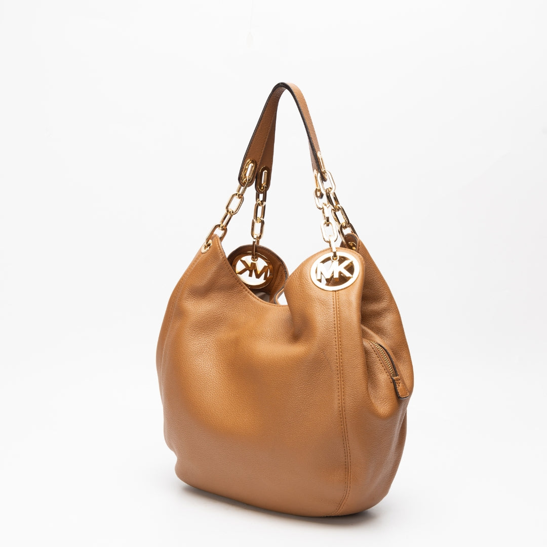 Michael Kors Brown Fulton Hobo Bag