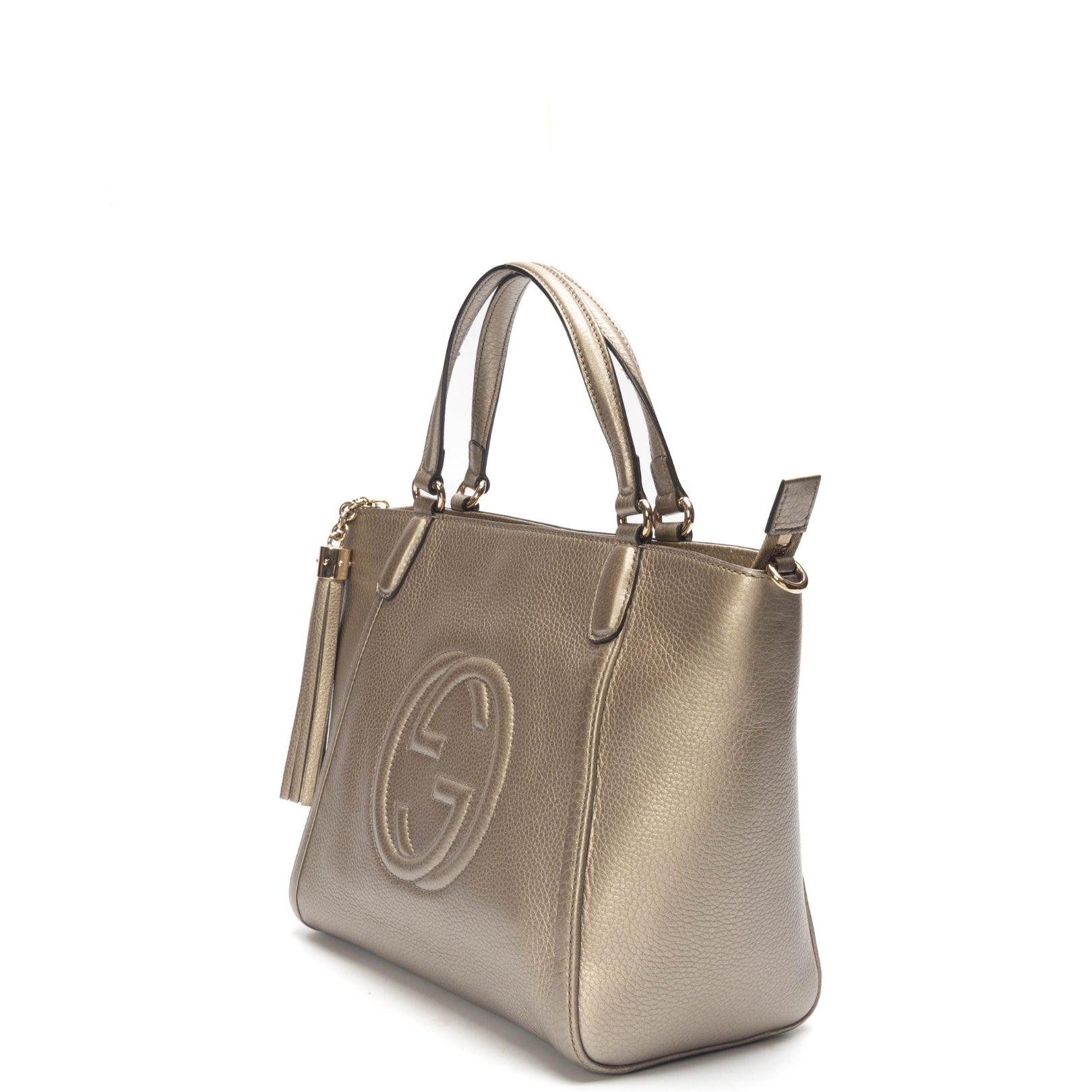 Gucci Metallic Soho Convertible Satchel