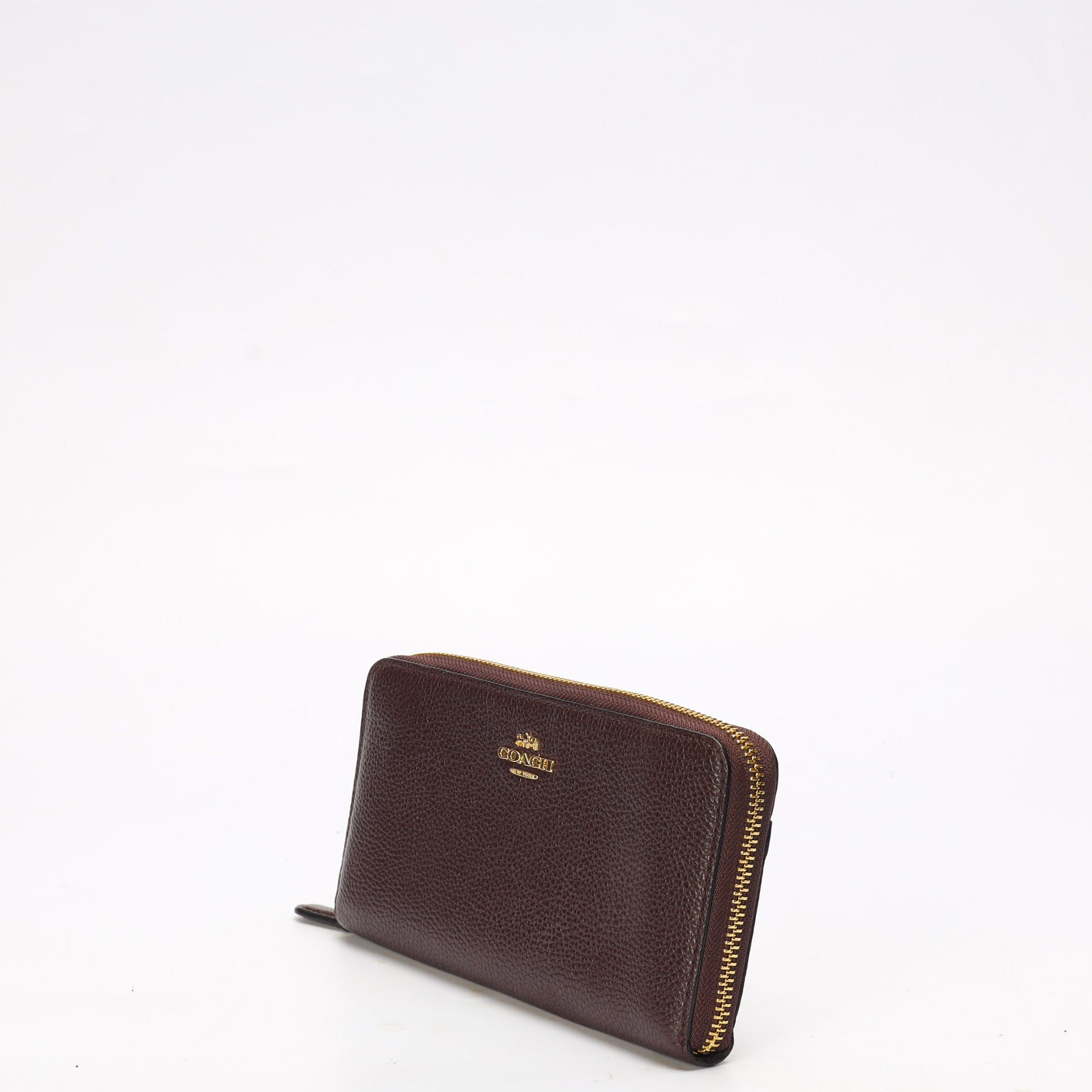 Coach Brown Zippy Continental Wallet
