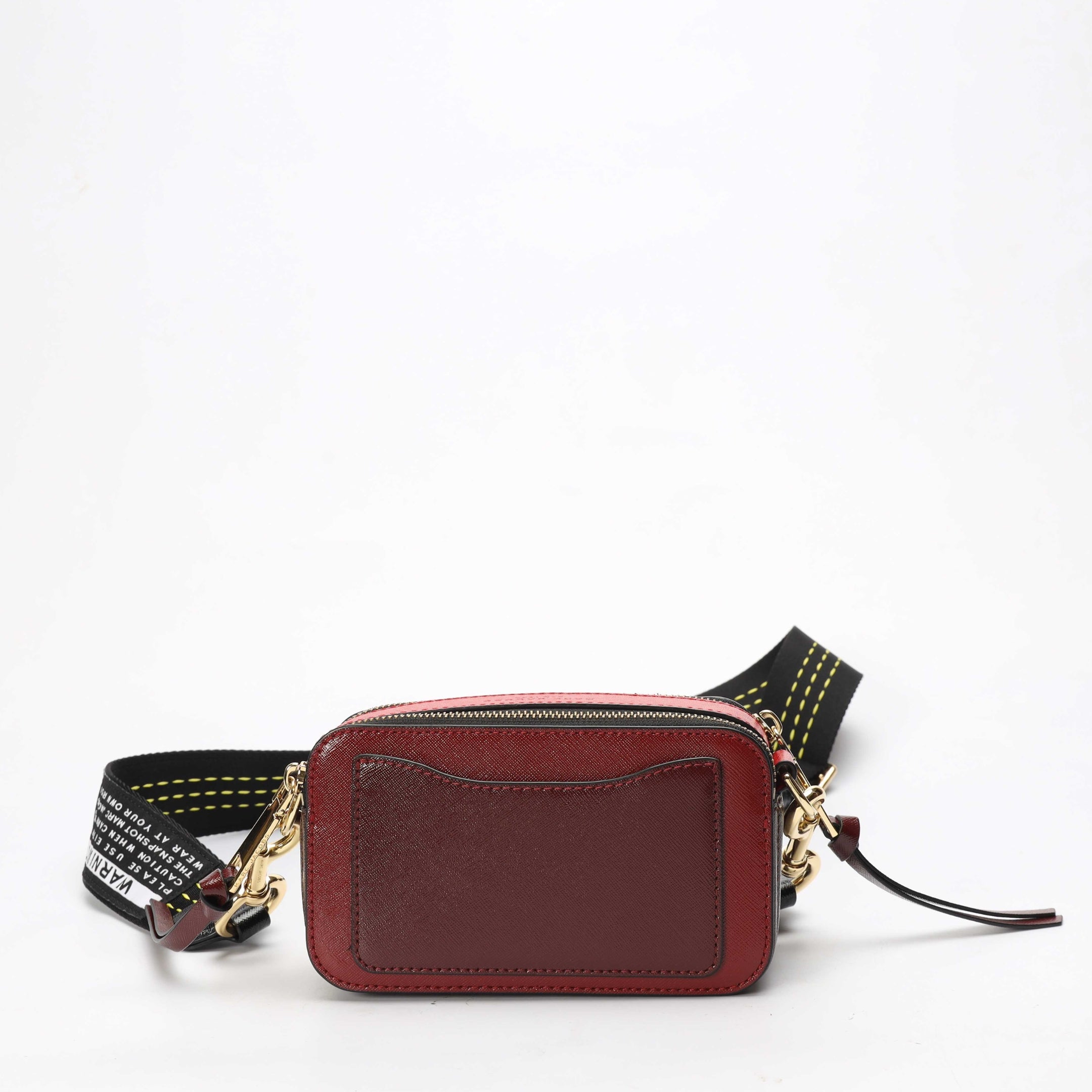 Marc Jacobs Maroon The Snapshot Crossbody Bag