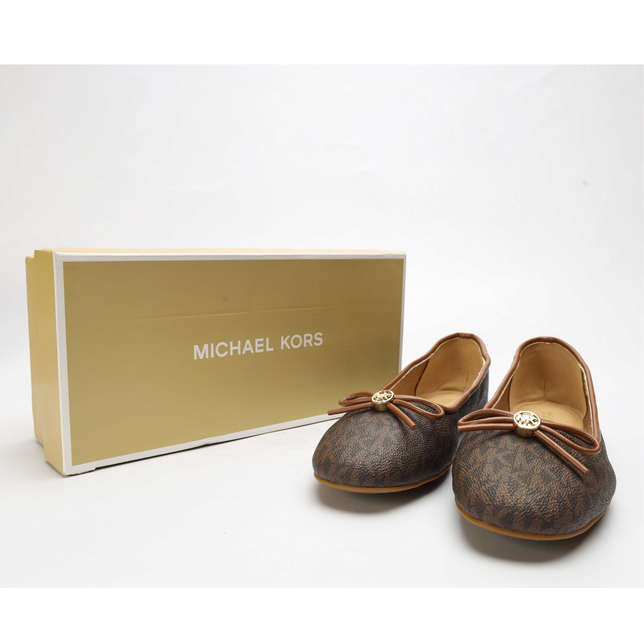 Michael Kors Savannah Signature Logo Ballet Flat