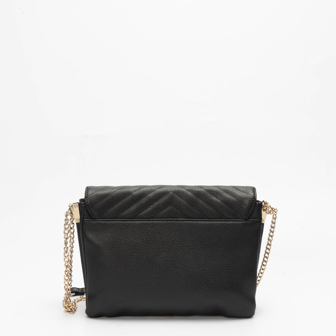 Guess Women Black Quilted Shoulder Bag