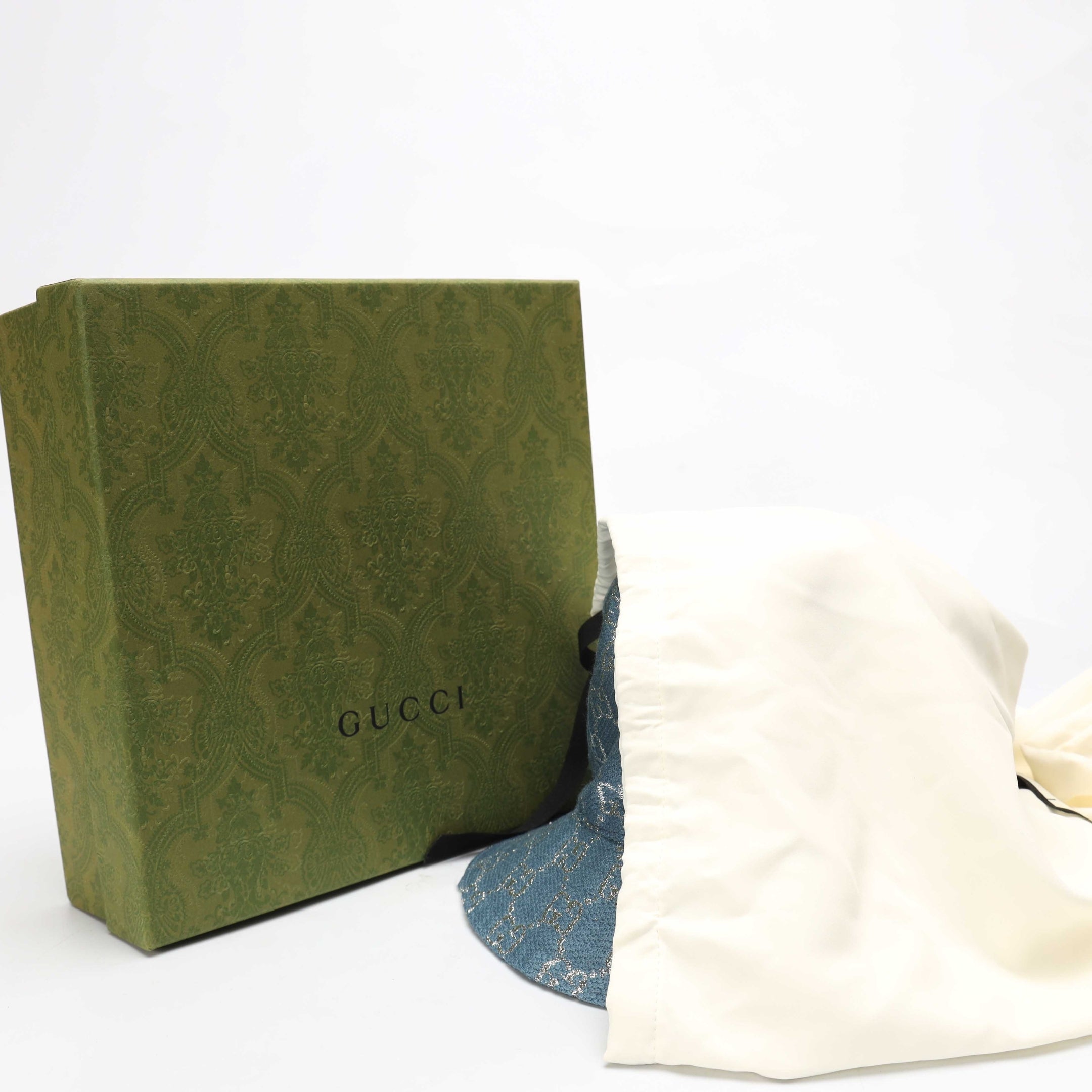 Gucci GG Cotton Denim Bucket Hat