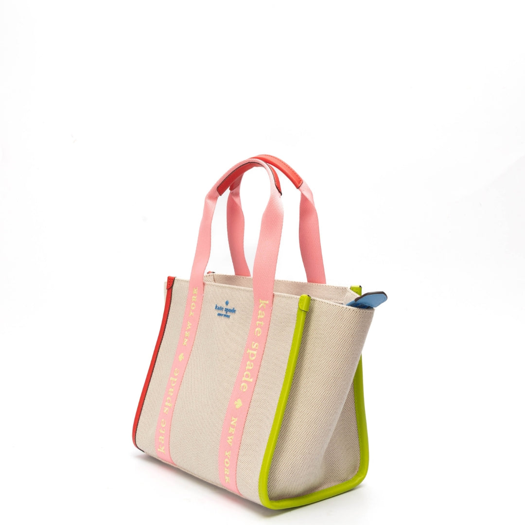 Kate Spade Multi Kip Canvas Convertible Tote