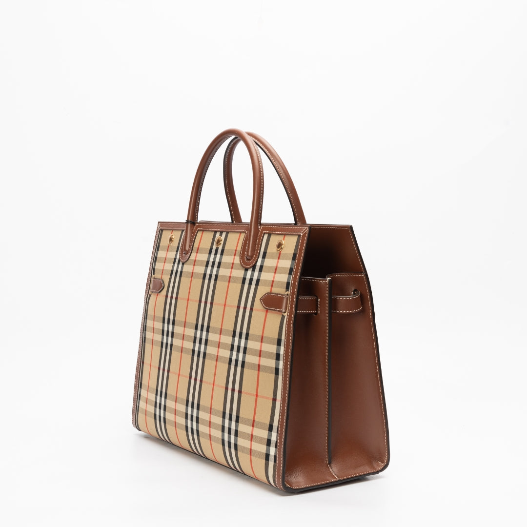 Burberry Vintage Check Satchel